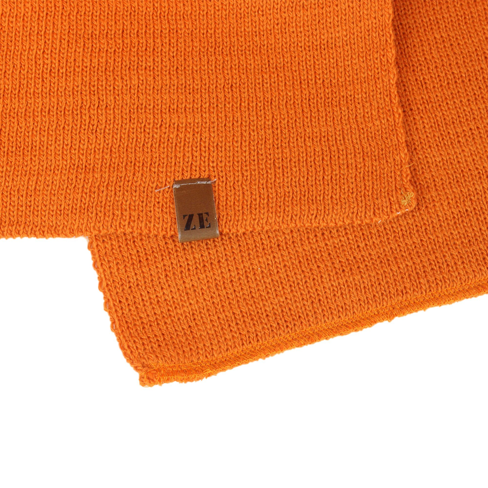ZEBRO Strickschal Schal Uni, mit Kaschmir