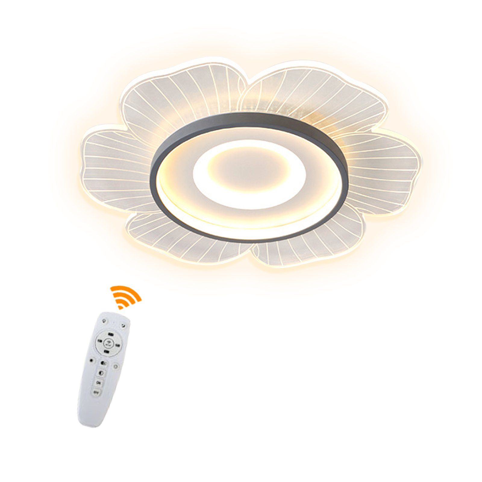 Daskoo Deckenleuchten Wohnzimmer LED Deckenlampe mit günstig online kaufen