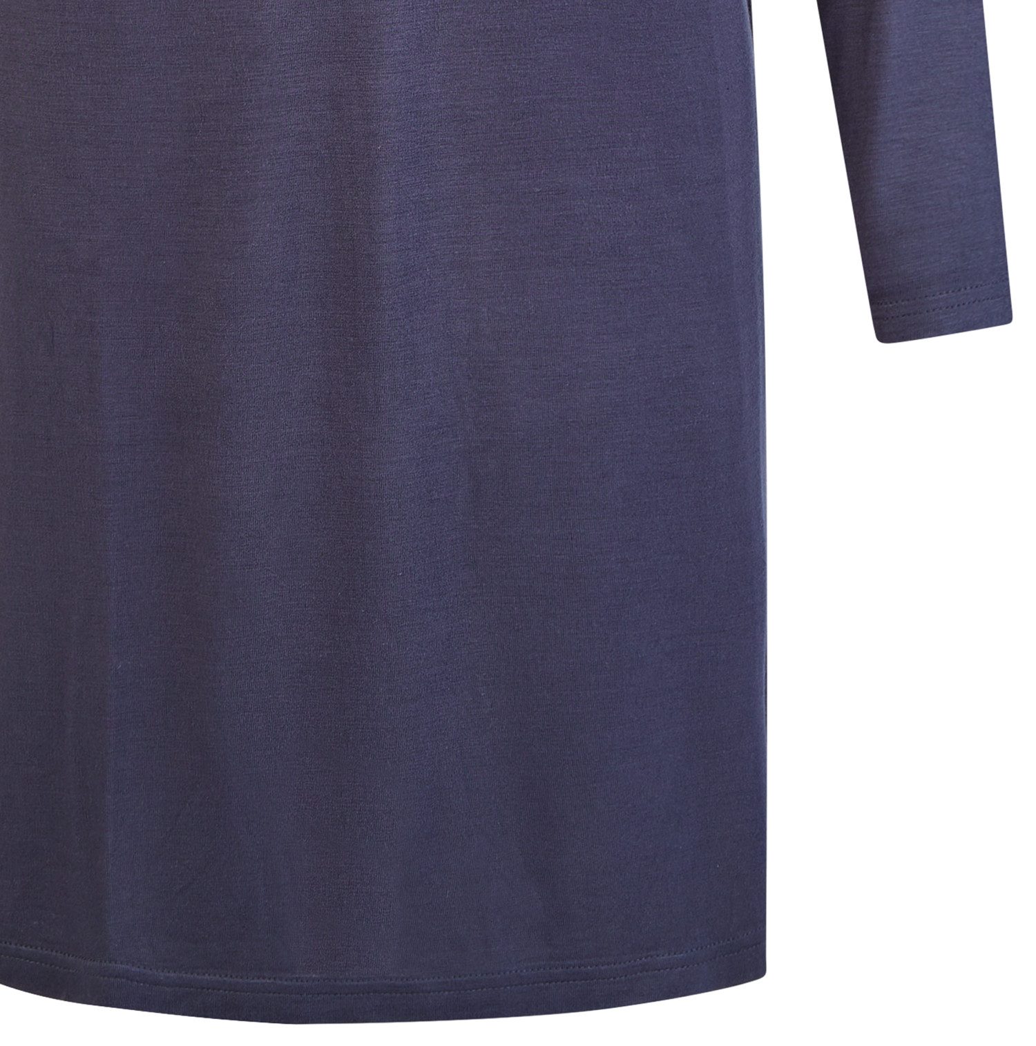 By Louise Nachthemd Northern Lights (Set, 1-tlg., 1-teilig) Damen Sleepshirt ca.95cm lang Langarm Viskose Spitze
