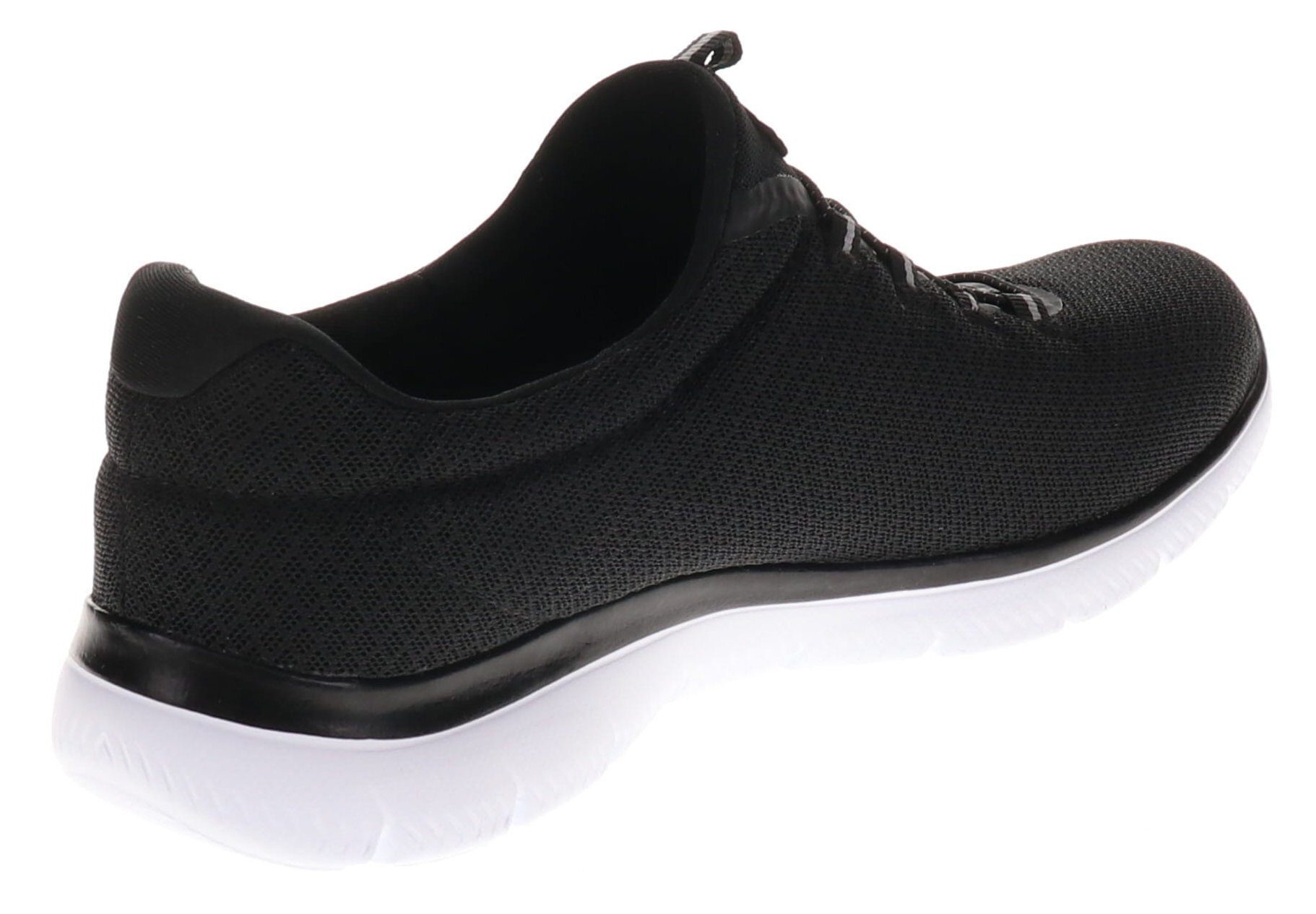 Schwarz Skechers Sneaker BKW SUMMITS Slip-On