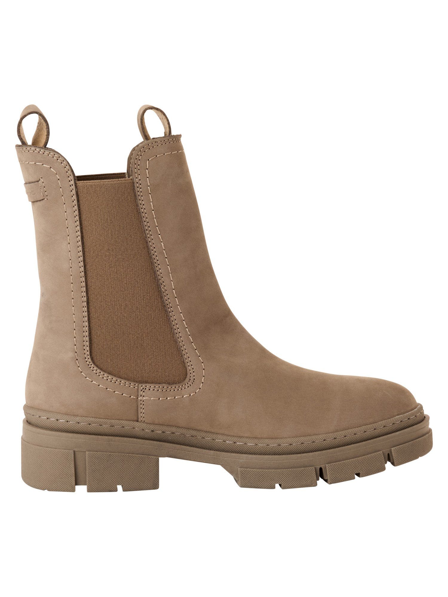 Tamaris COMFORT-Lining, TOUCH-IT aus Leder Blockabsatz Chelseaboots COMFORT-Lining