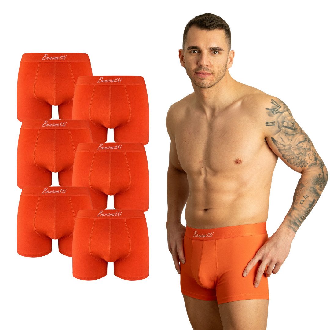 Benonetti Boxershorts Herren Baumwolle – Elastischer Bund Herren Boxershort günstig online kaufen