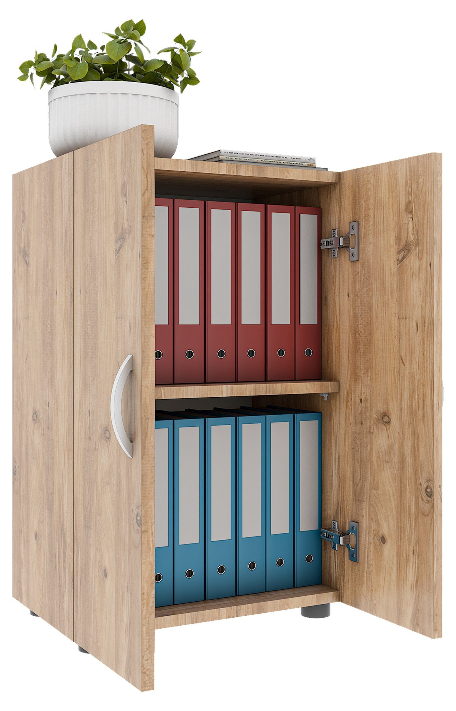 VCM Aktenschrank Büroschrank Bücher Ordner Aktenschrank günstig online kaufen