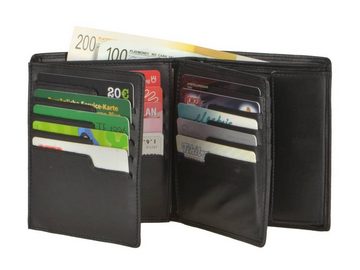 Esquire Geldbörse Harry, Geldbeutel, Herrenbörse, mit RFID Schutz, Leder, 25 Kartenfächer