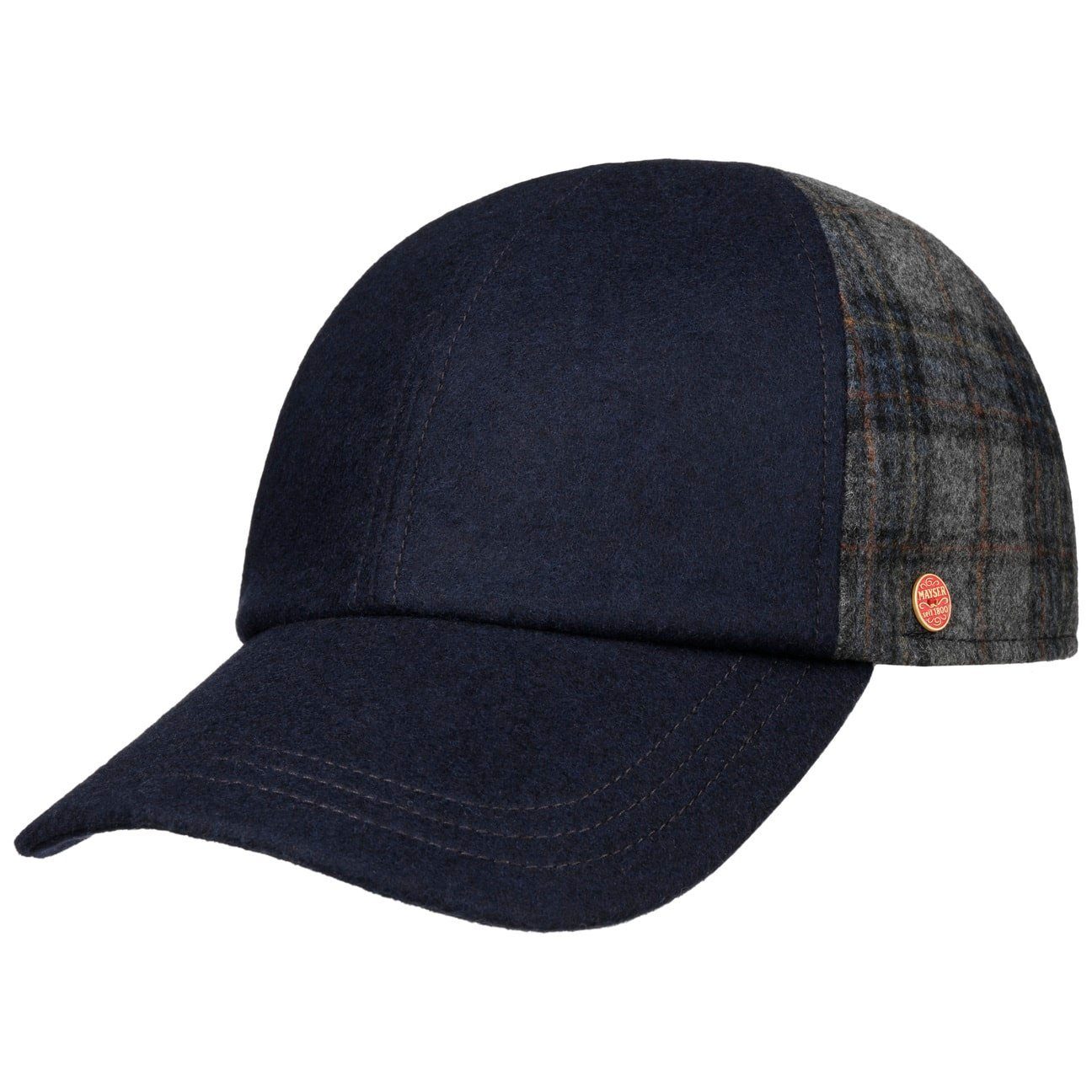 Mayser Baseball Cap (1-St) Basecap mit Schirm, Made in the EU dunkelblau