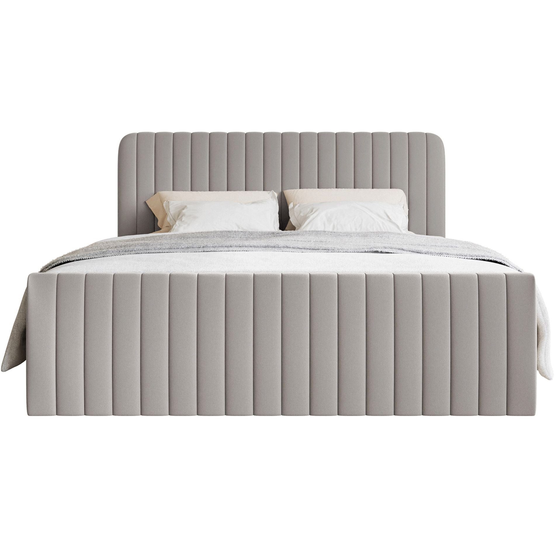 Selsey Boxbett SALIANO, Polsterbett mit Bettkasten, Matratze & Topper, Samt oder Chenille