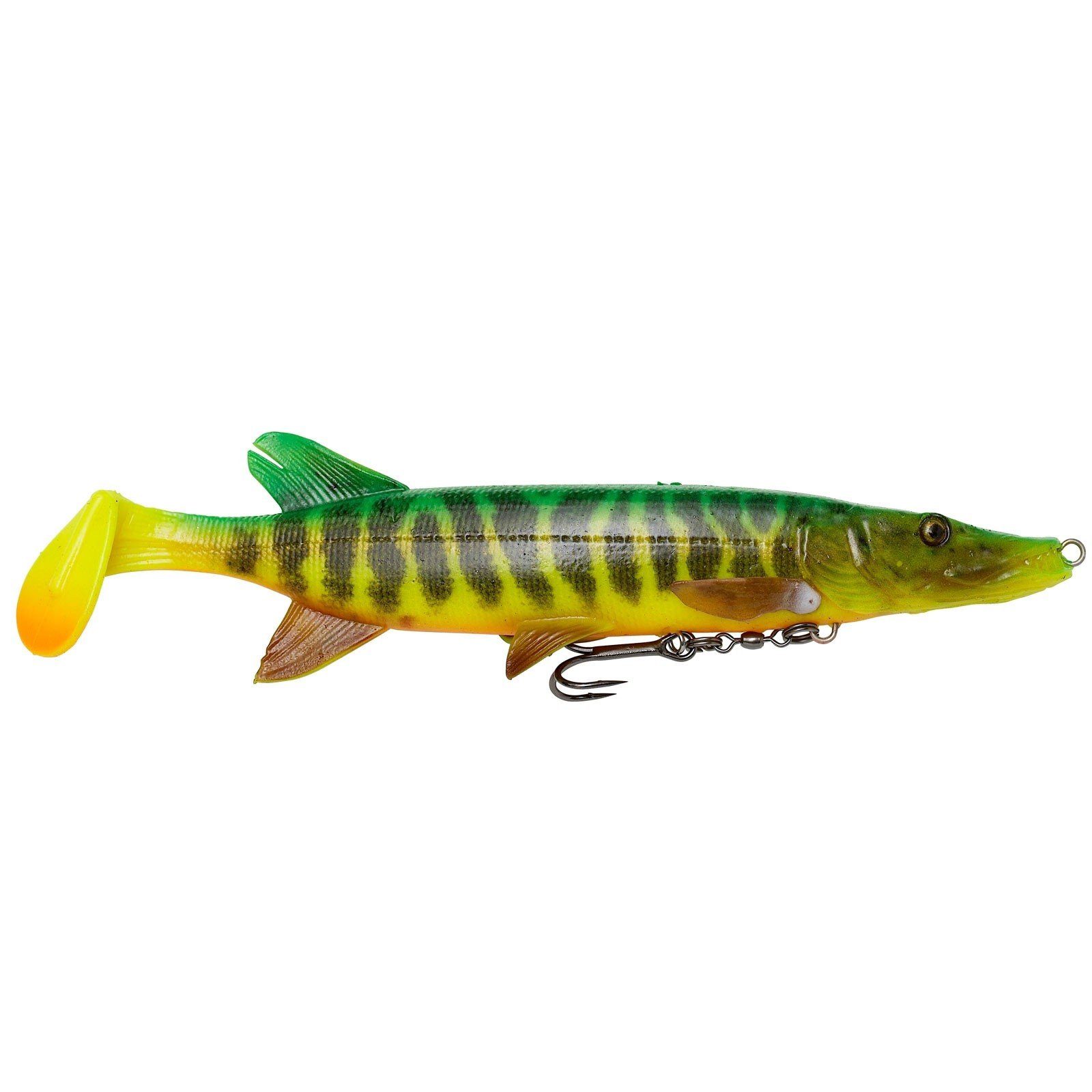 Savage Gear Kunstköder, Savage Gear 4D Pike Shad 20cm 65g SS Fire Tiger Kunstköder