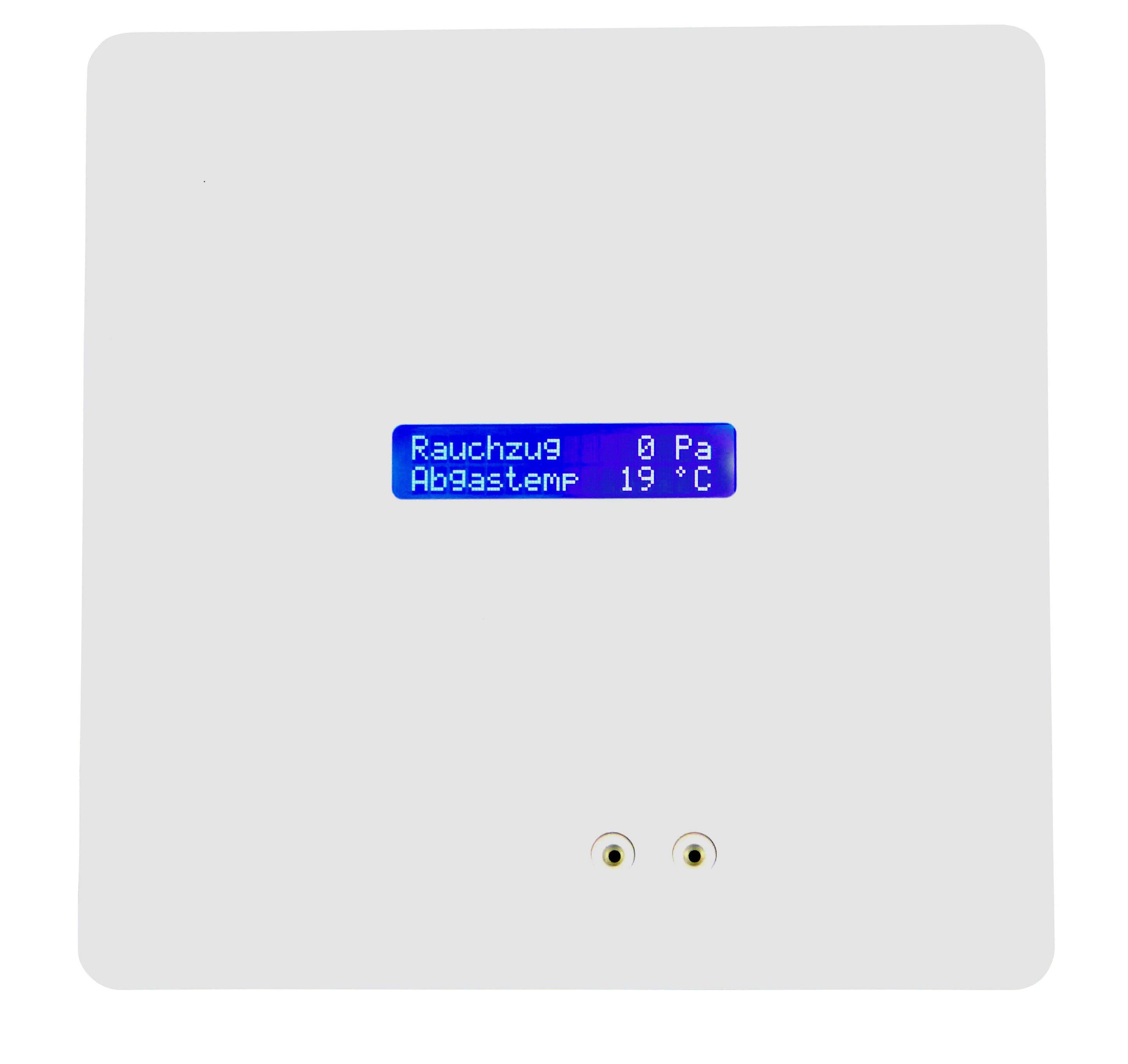 Erich Huber Feinwerktechnik Luftdruckmessgerät ZP4 Rauchzugwächter (Hohlraum) mit LC-Display HOME-Design