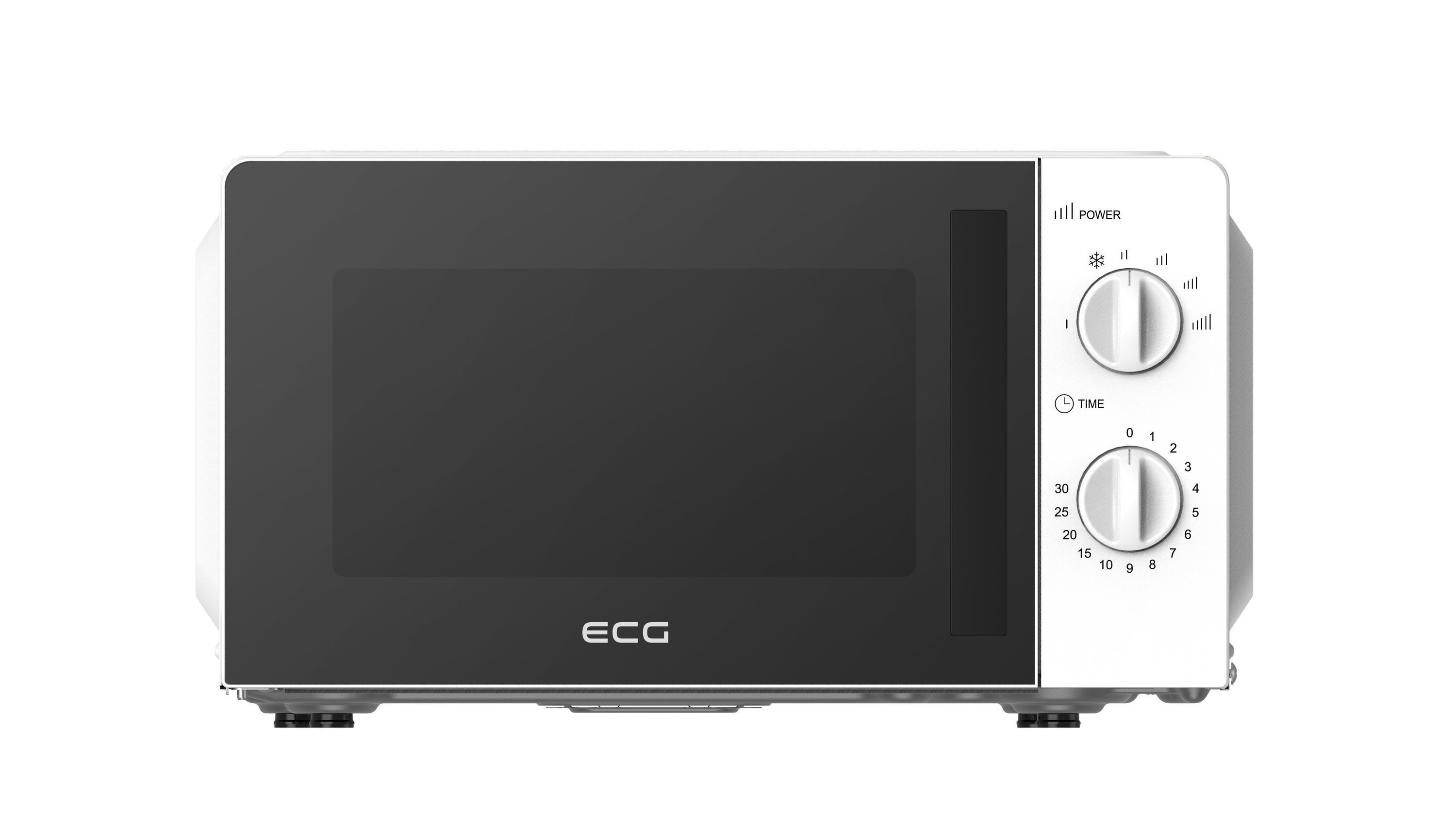 ECG Mikrowelle MTM 2075 IW, Inverter-Technologie, Weißer Innenraum, 20L Volumen