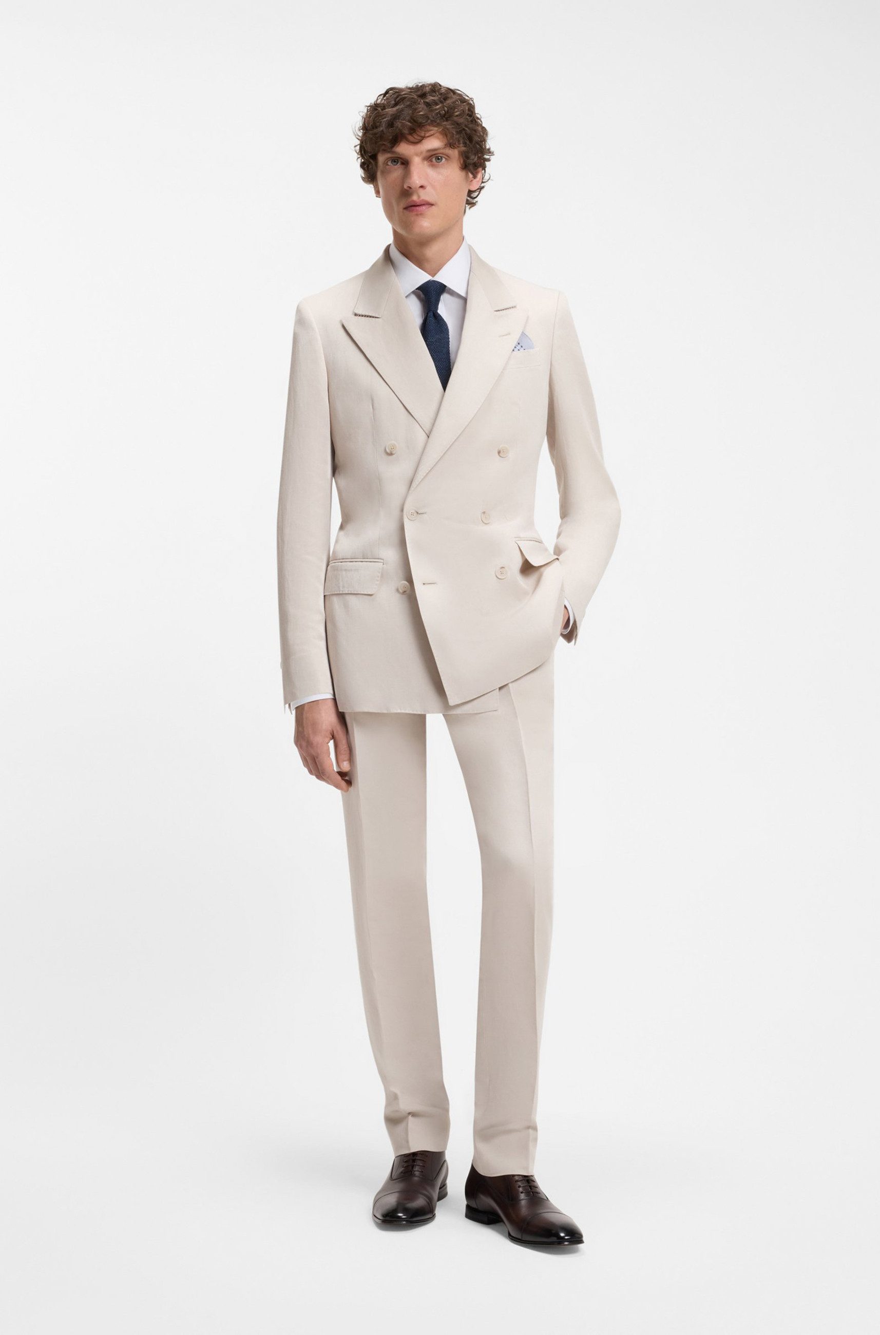 BOSS Quillon aus der BECKHAM x BOSS Capsule Schnürschuh (keine Angabe, 1-tlg)