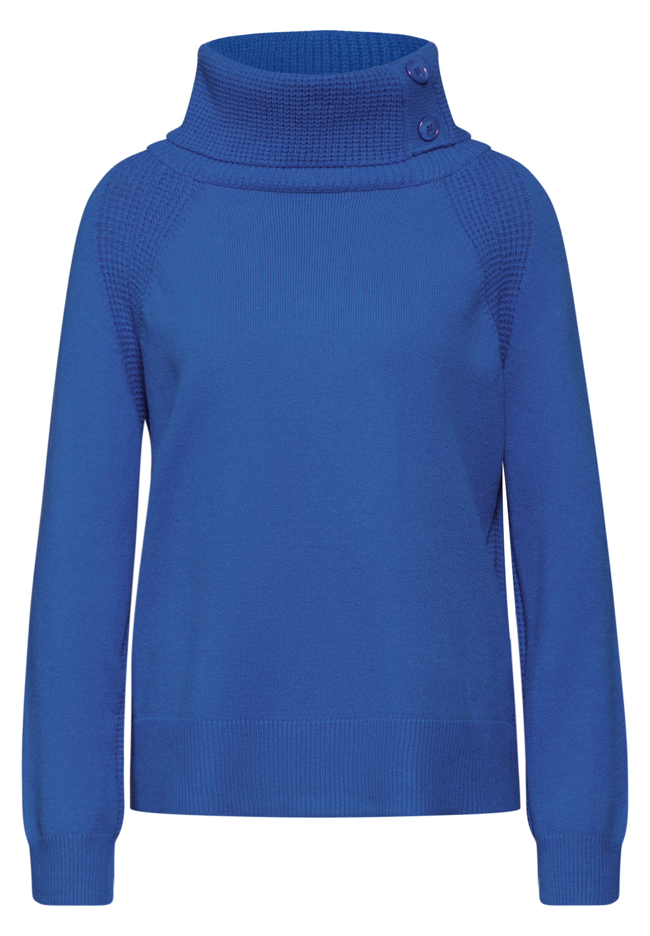 STREET ONE Stehkragenpullover Feinstrick