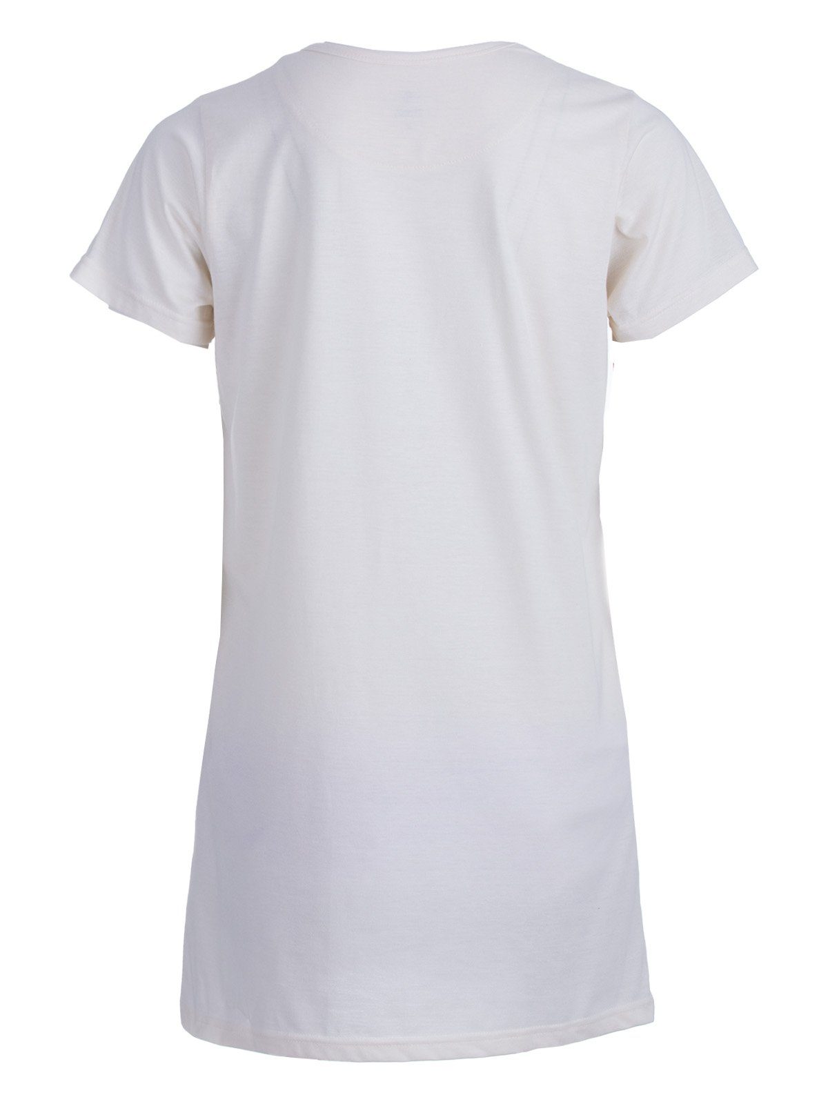 zeitlos Nachthemd Smile Kurzarm Print Bigshirt – Bild 3 von 5