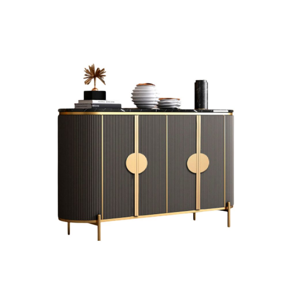 Xlmoebel Sideboard Graue Designer-Kommode im modernen Luxusstil mit viel Stauraum (Sideboard, 1 St., Sideboard), Hergestellt in Europa