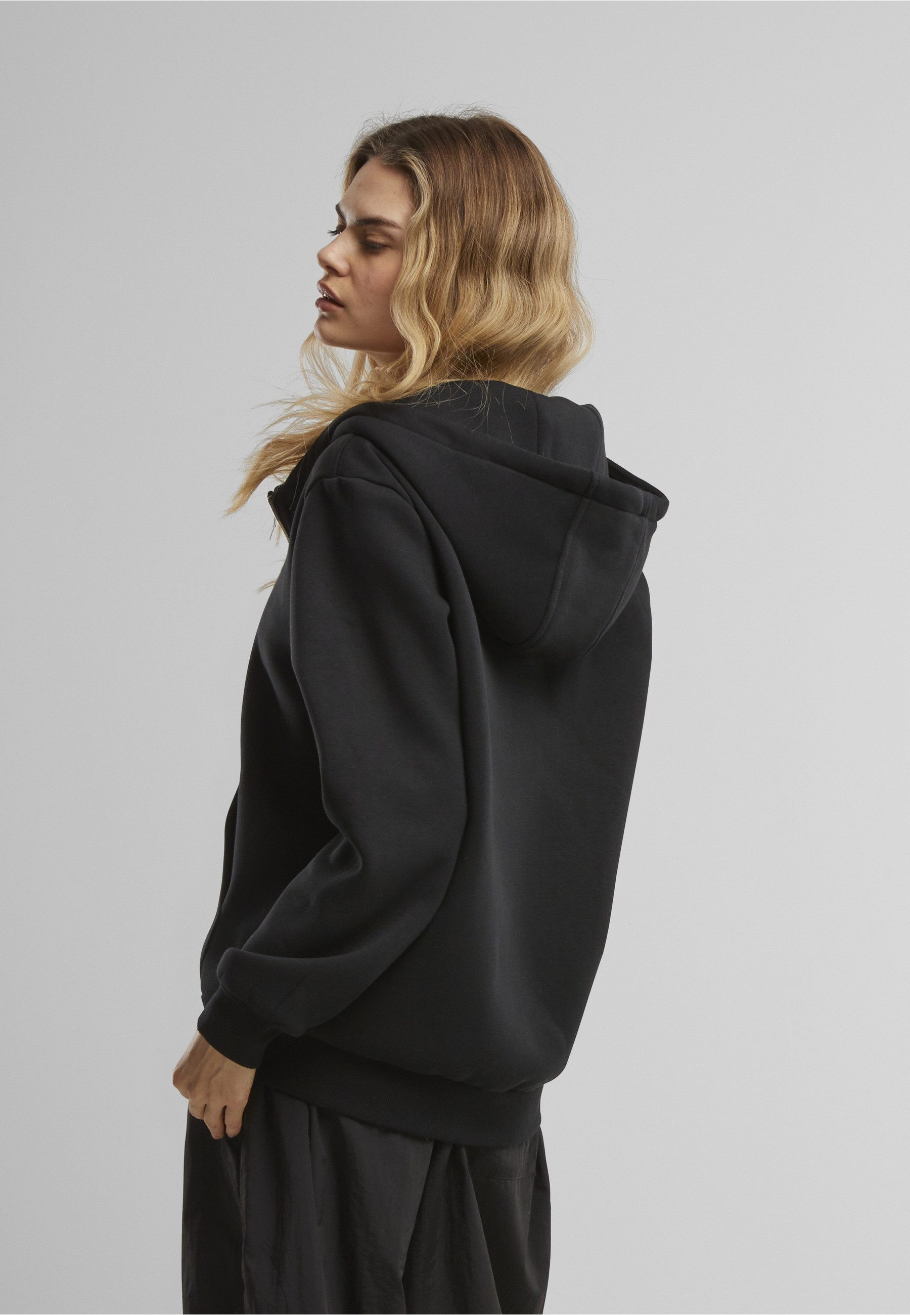 Miss Tee Sweatjacke Miss Tee Peace Sign EMB Fluffy Zip Hoody