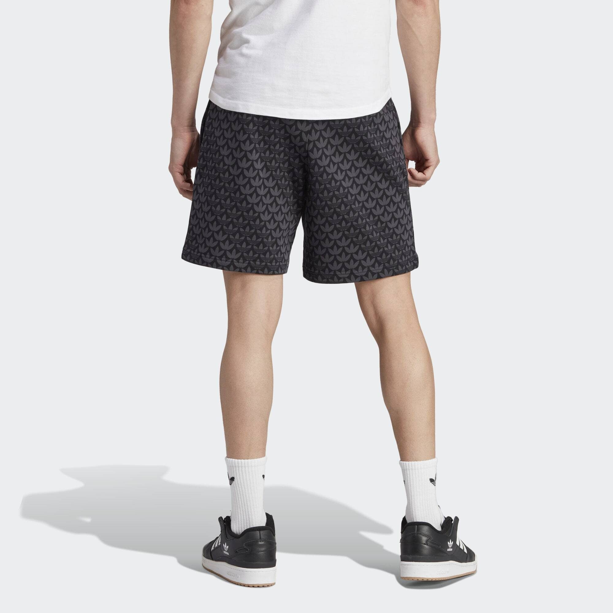 Shorts Black adidas SHORTS MONOGRAM GRAPHICS Originals