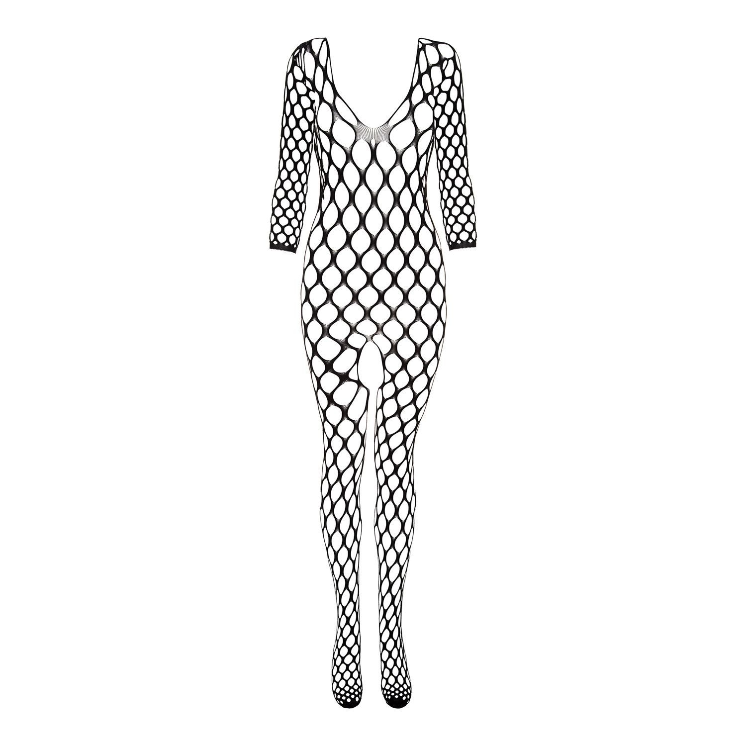 CHRISTINE LE DUC Body Netz-Catsuit - Schwarz – Bild 5 von 5