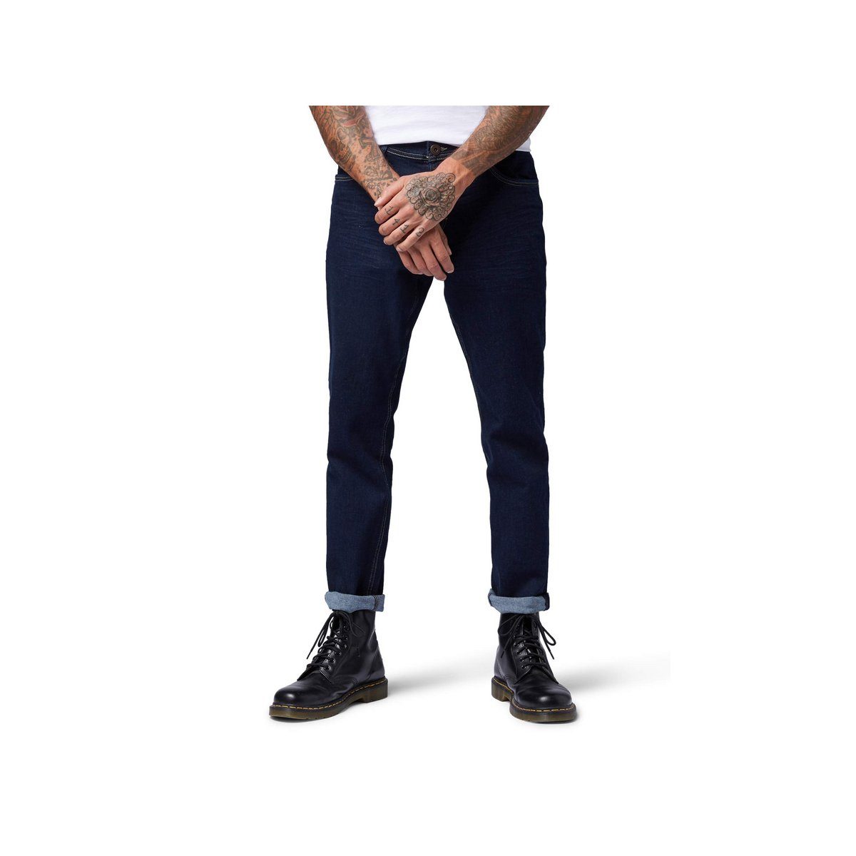 TOM TAILOR Straight-Jeans uni (1-tlg) regular