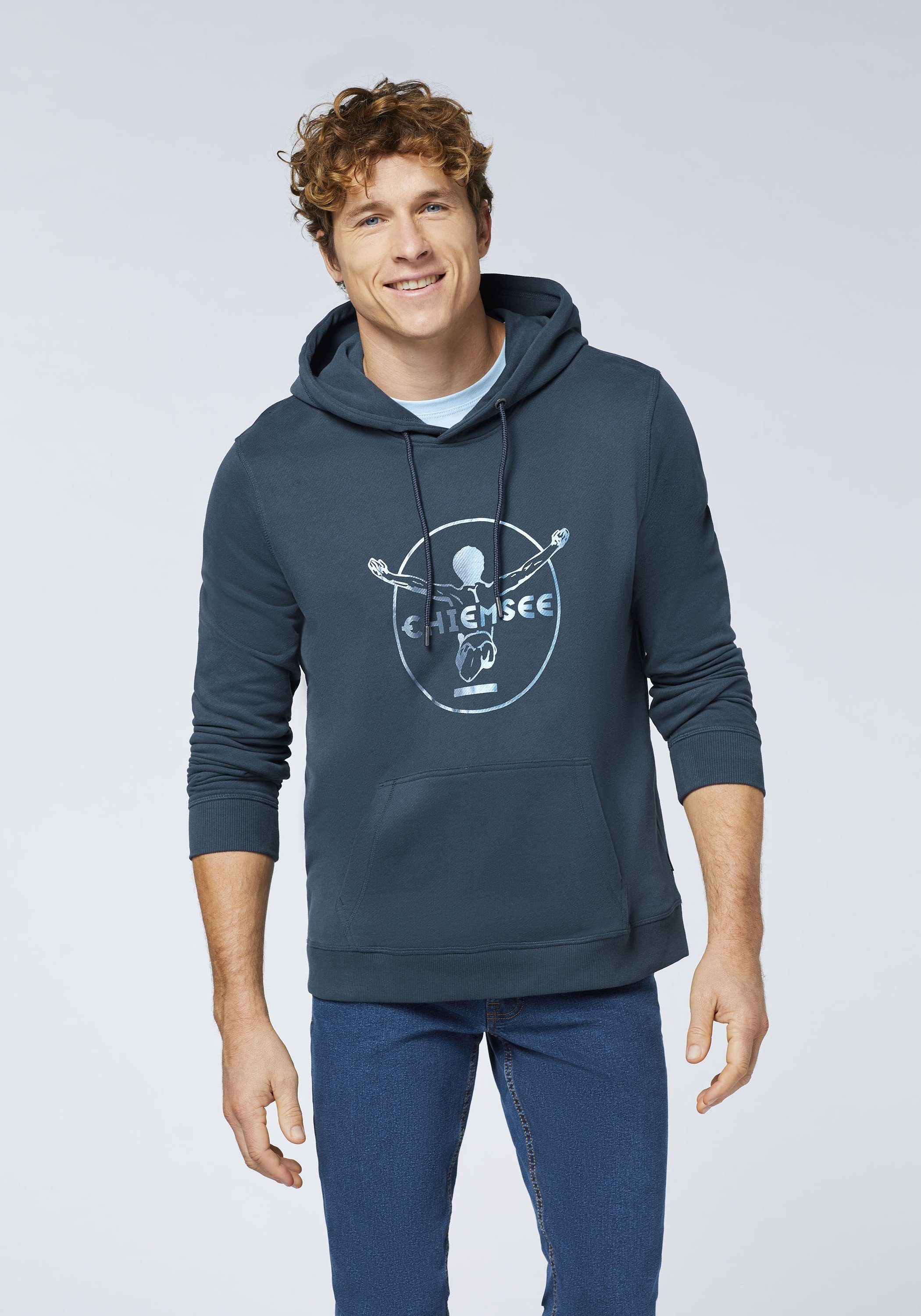 Chiemsee Kapuzensweatshirt Hoodie mit Jumper-Motiv 1