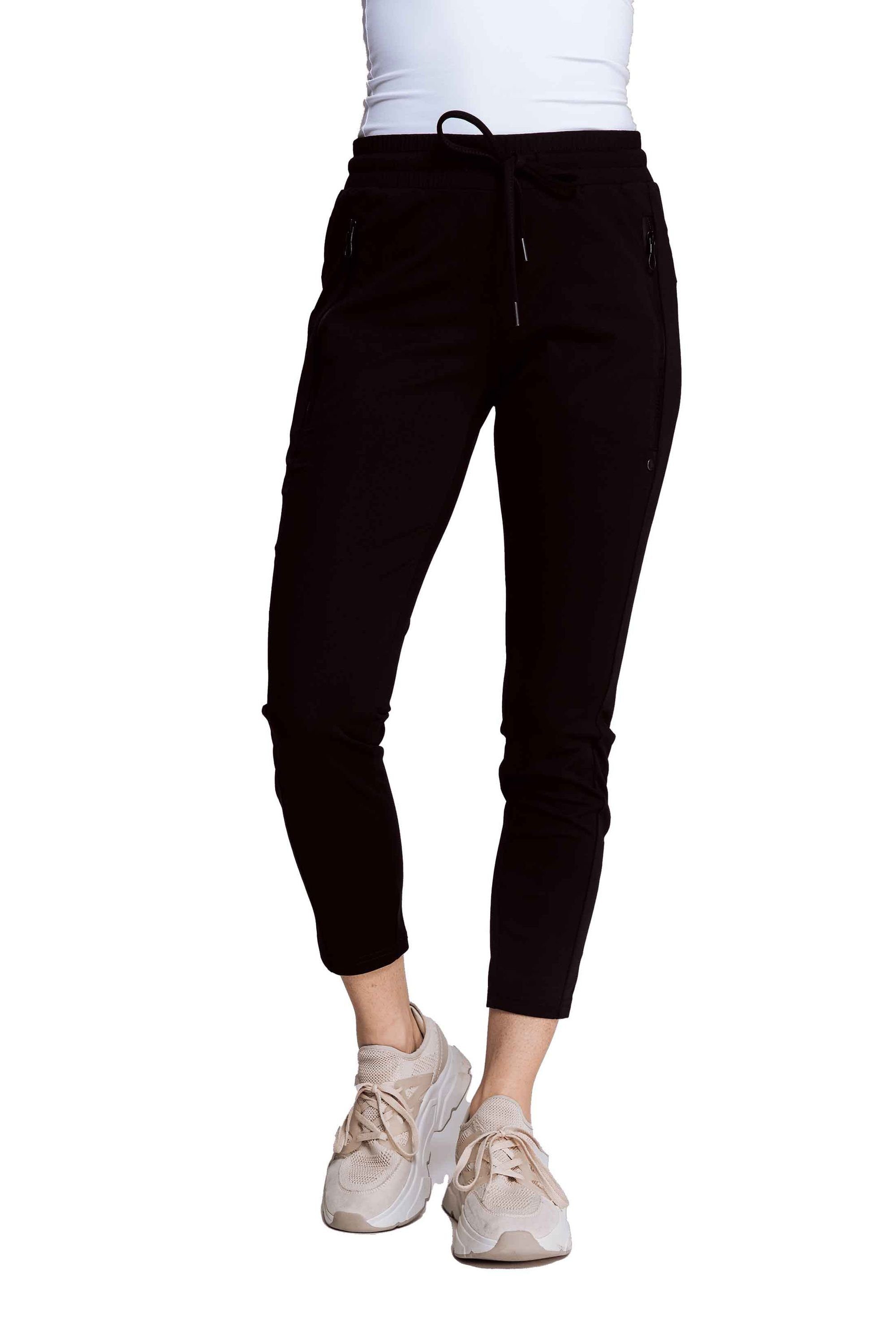 Zhrill Chinos Jogger Pants CHIARA CASUAL Schwarz (0-tlg) angenehmer Tragekomfort