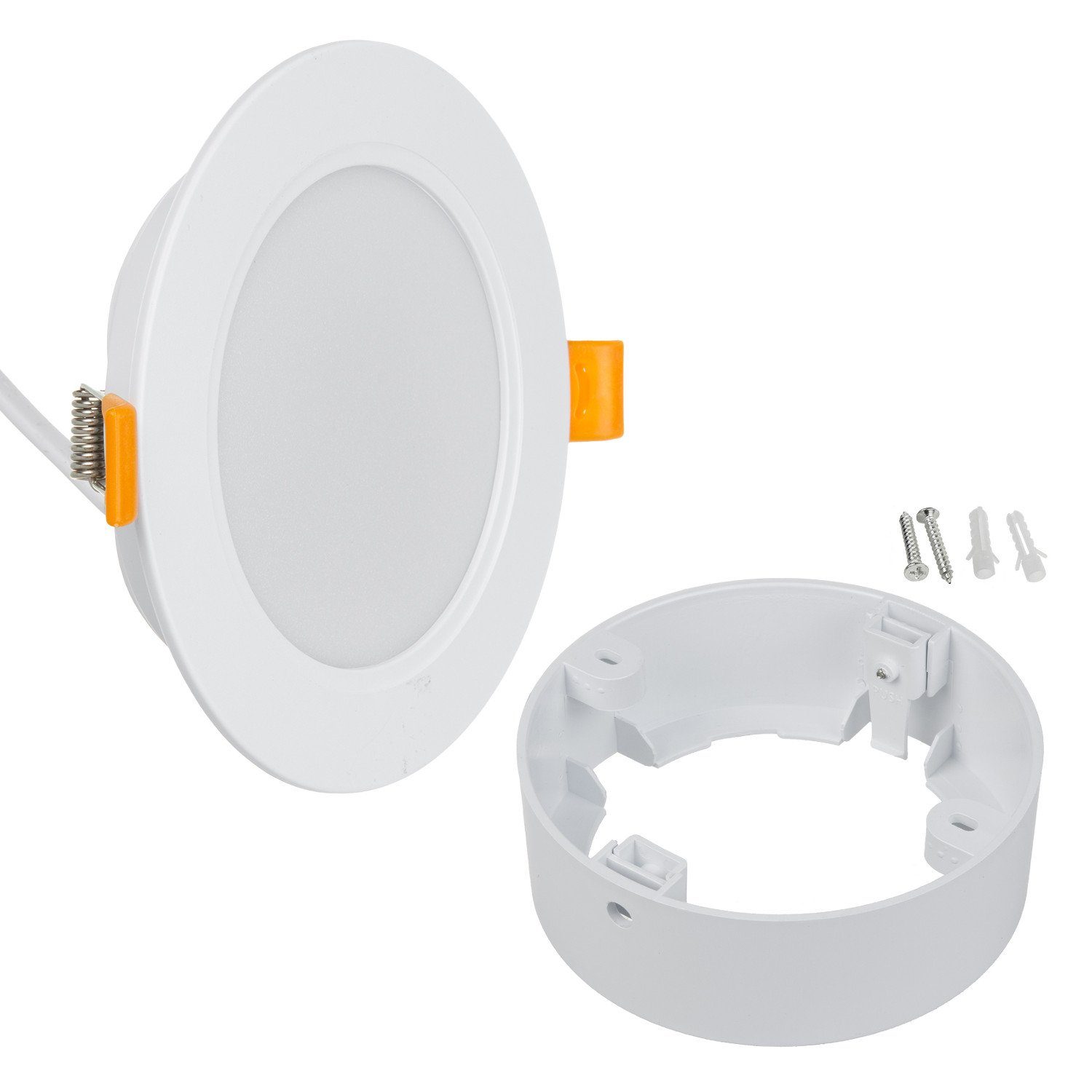 Maclean Deckenpaneel MCE371 R + MCE376 R, (1-tlg) LED-Deckenpanel Aufputzadapter