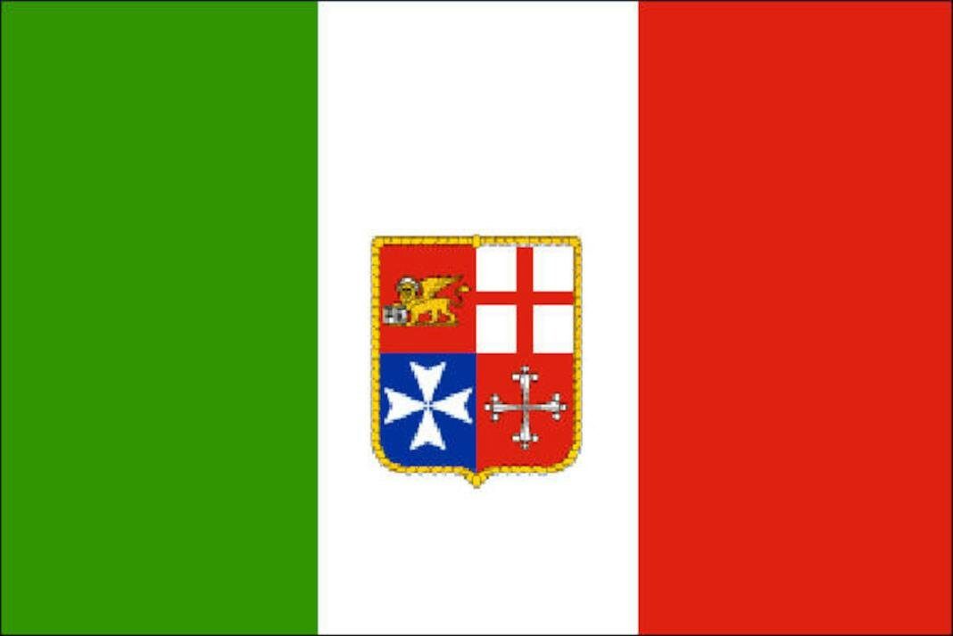g/m² Italien Flagge Wappen flaggenmeer mit 80