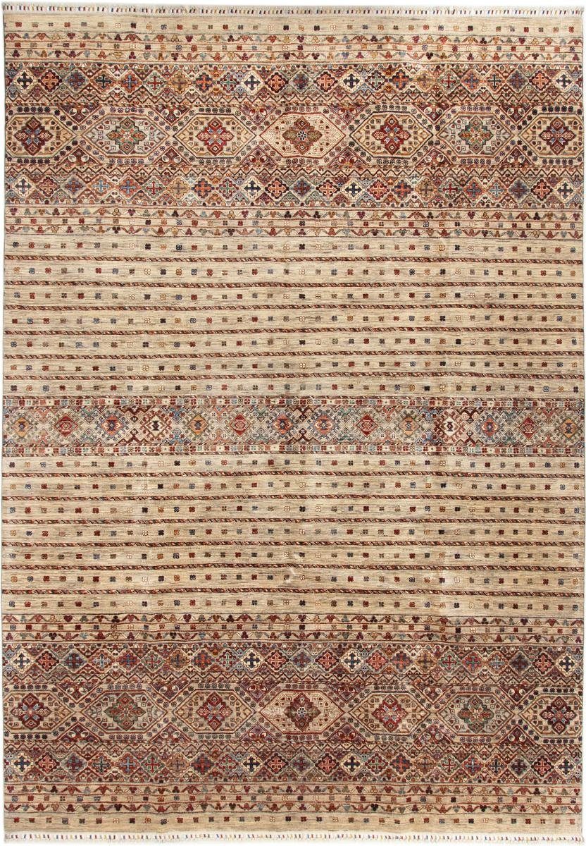 Orientteppich Arijana Shaal 266x376 Handgeknüpfter Orientteppich, Nain Trading, rechteckig, Höhe: 5 mm