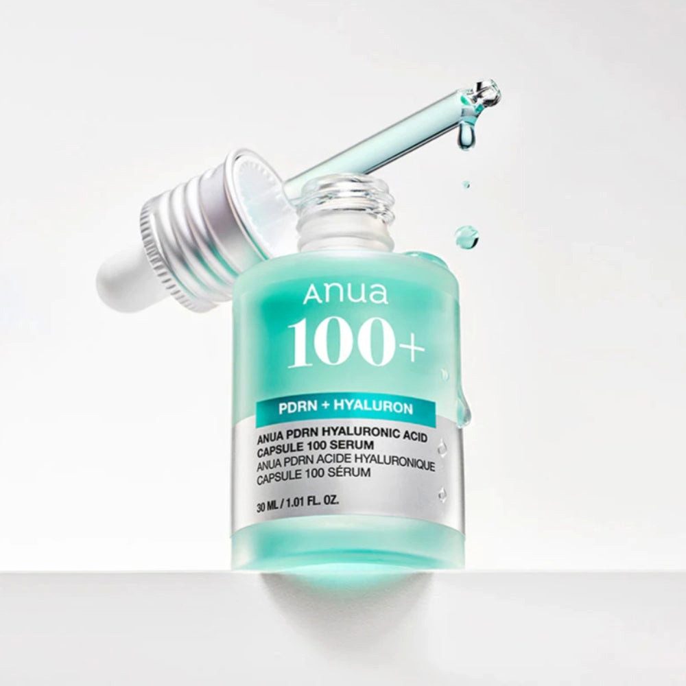 Anua Gesichtsserum Anua, PDRN Hyaluronic Acid Capsule 100 Serum - 30 ml, Serum mit pflanzenbasiertem PDRN und Hyaluronsäure-Kapseln