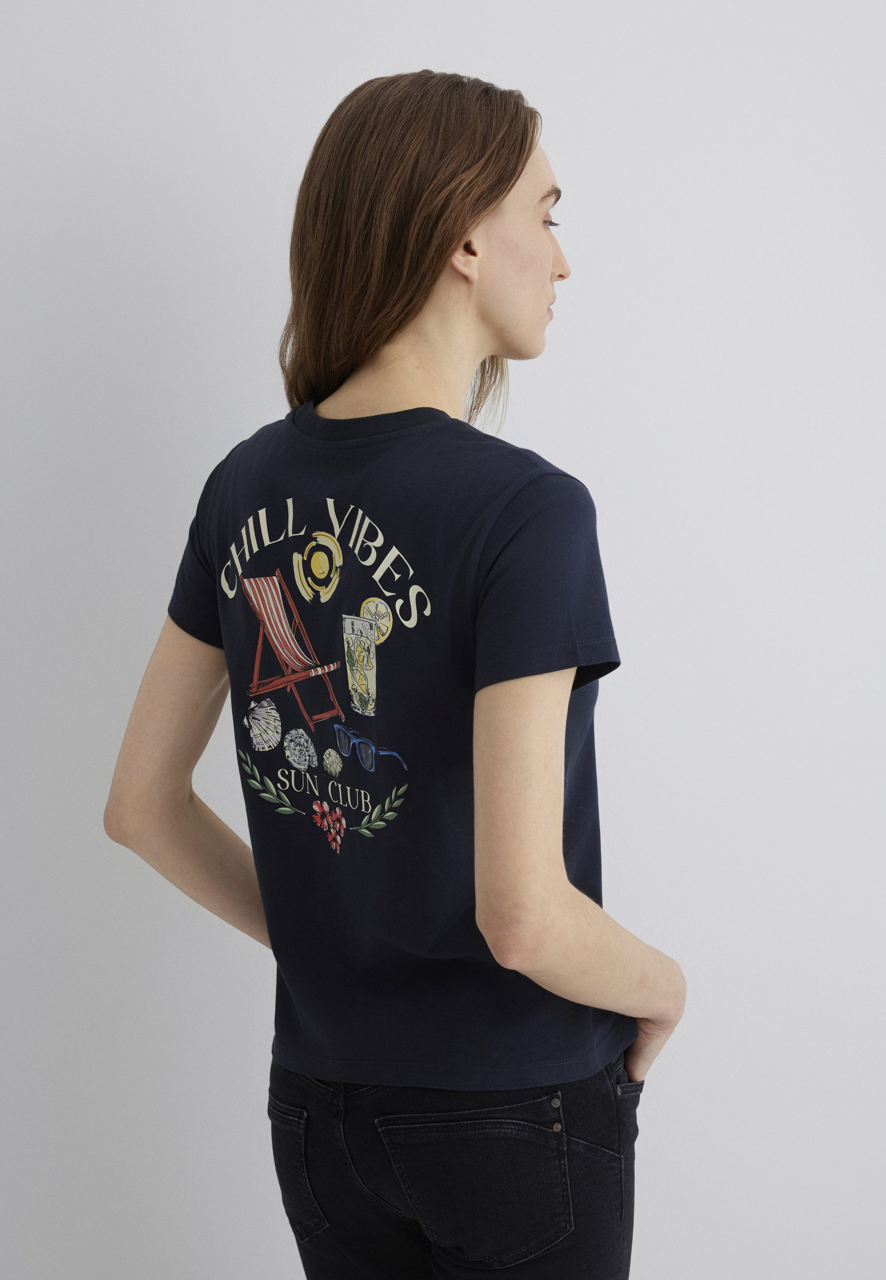 Mavi T-Shirt BEACH PRINTED T-SHIRT Print T-Shirt