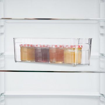 relaxdays Küchenorganizer-Set 3 x Kühlschrank Organizer schmal