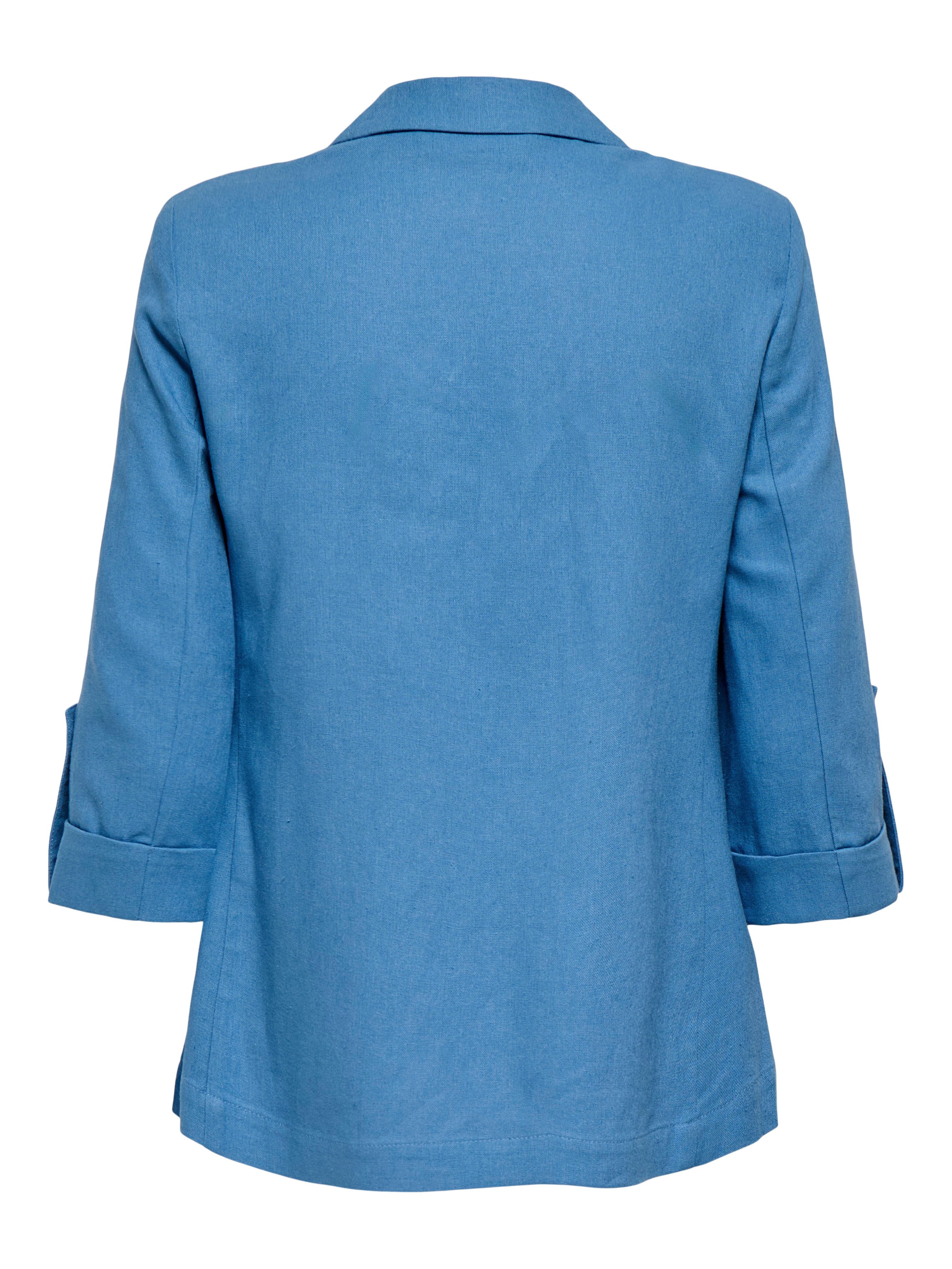 ONLY Kurzblazer ONLGOA 3/4 UNLINE LINEN BL BLAZER CC TLR mit Leinen