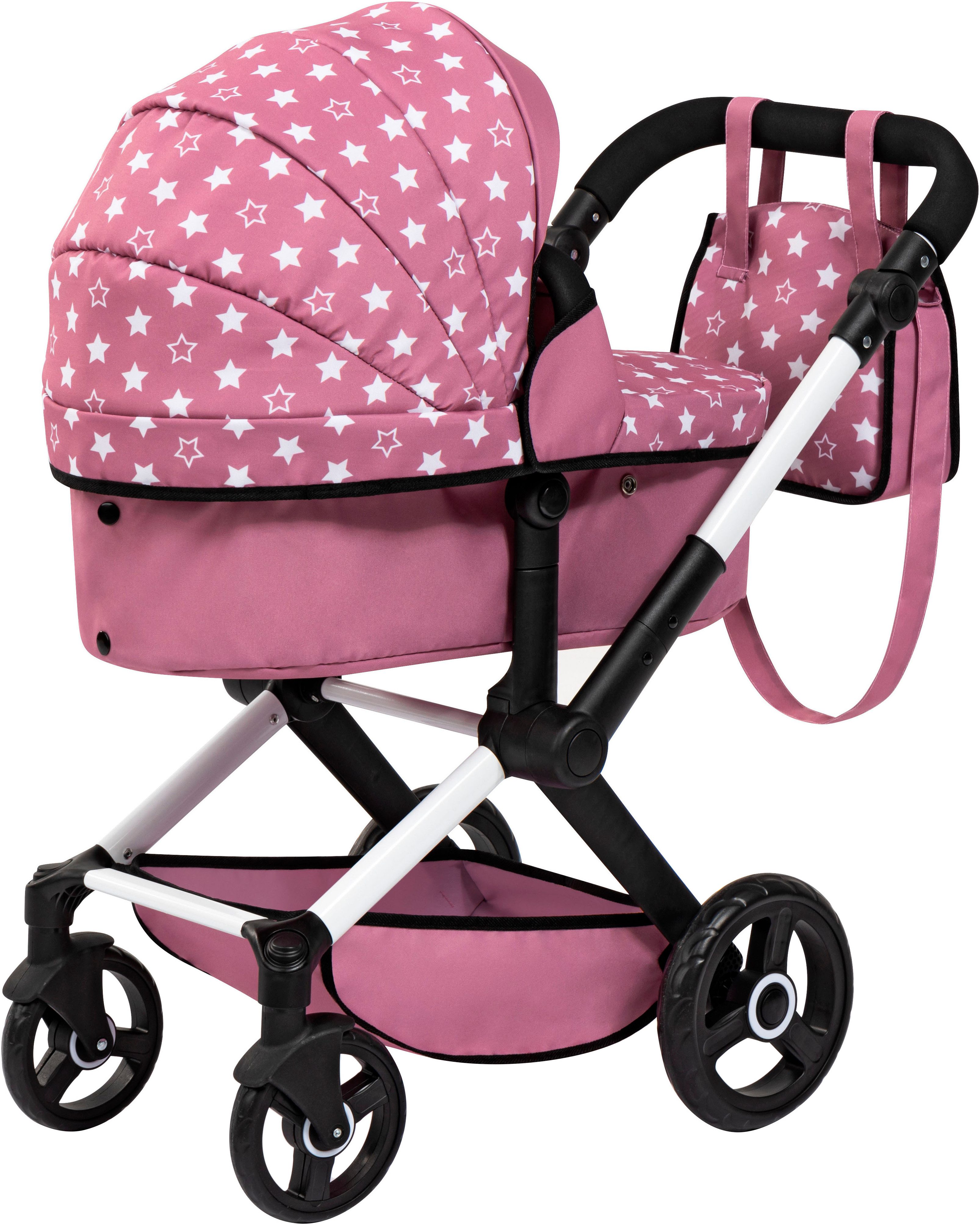 Bayer Kombi-Puppenwagen Xeo, rosa – Bild 2 von 5