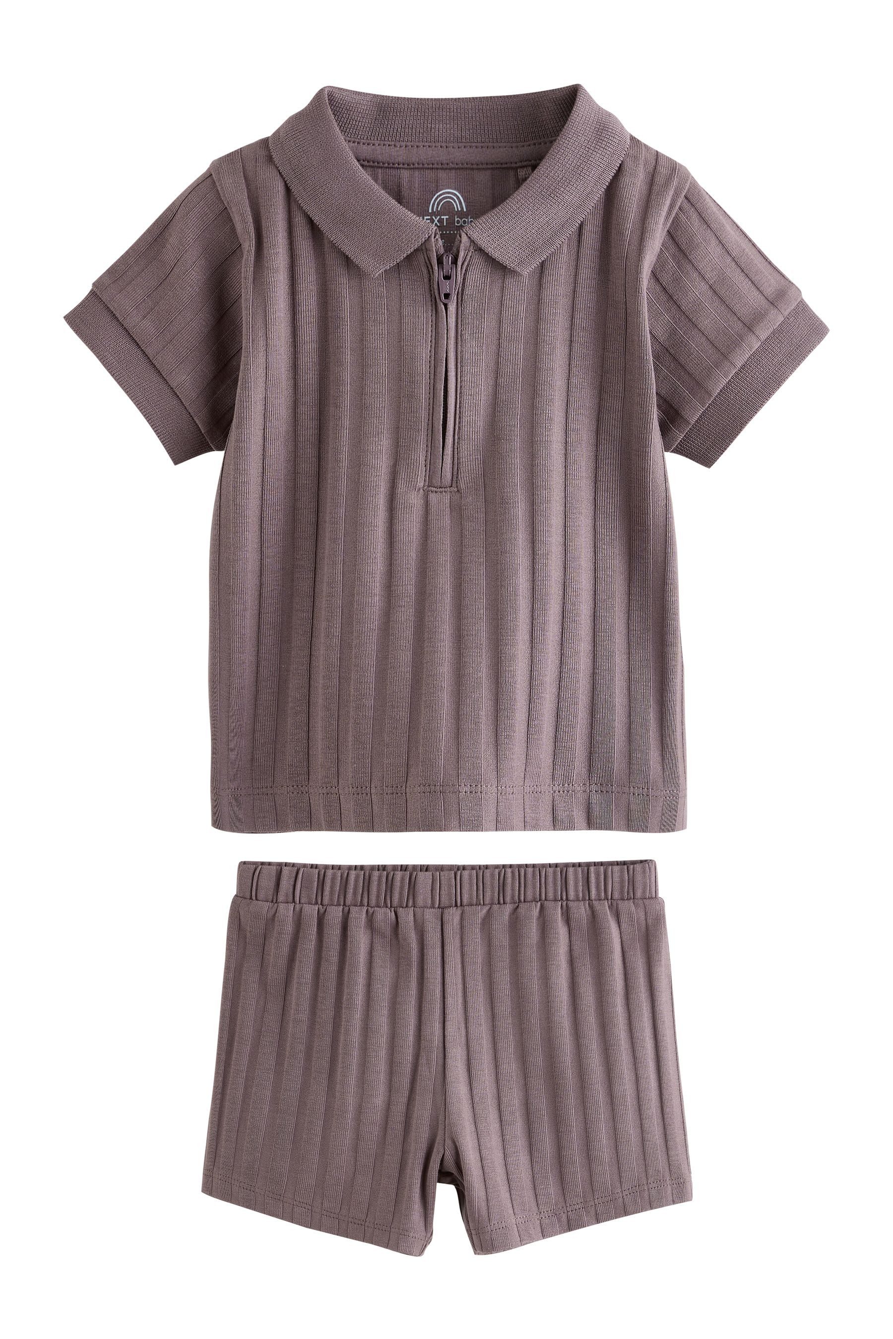 Shirt & Shorts Baby Polo-Oberteil und Shorts im Set