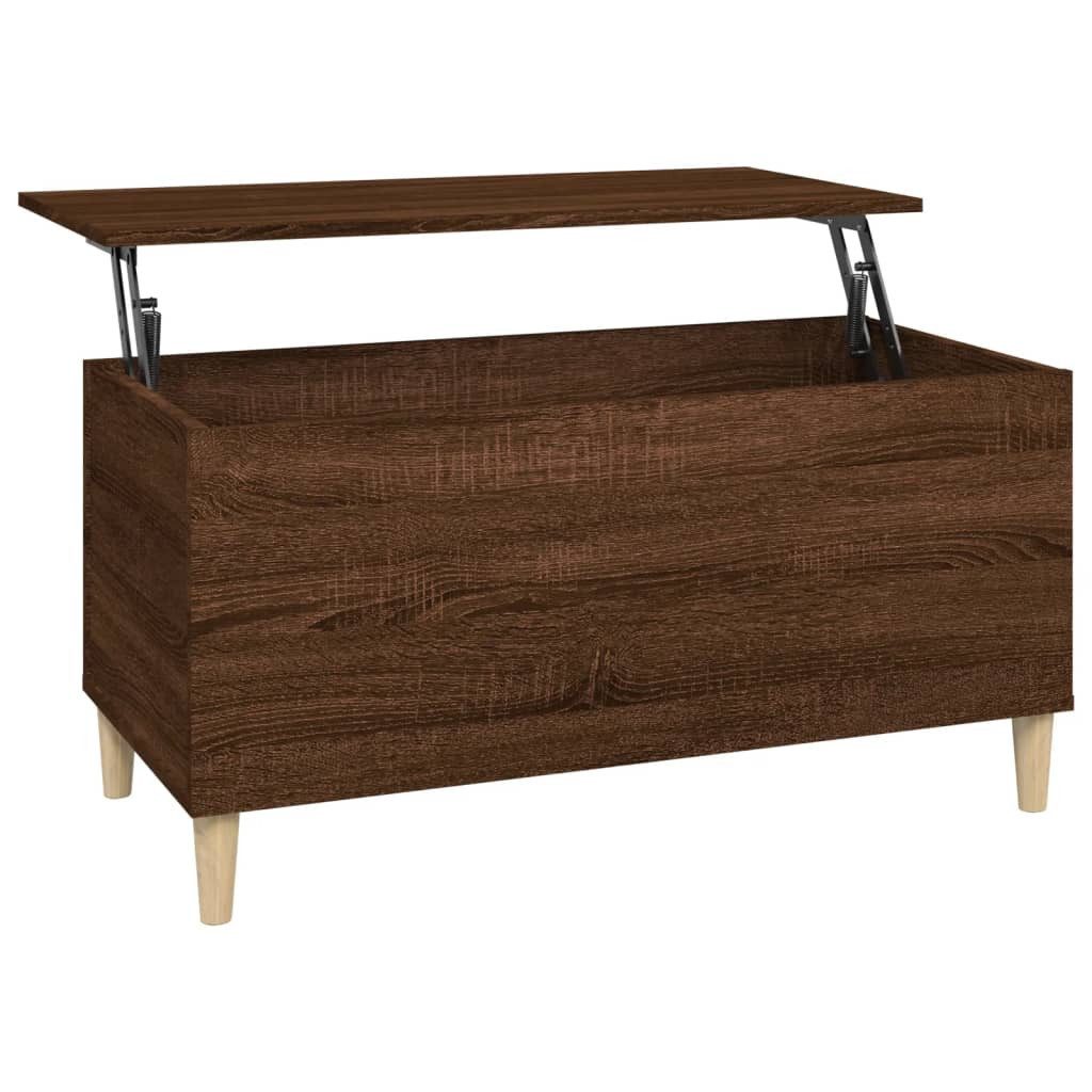 vidaXL Couchtisch Couchtisch Braun Eichen-Optik 90x44,5x45 günstig online kaufen