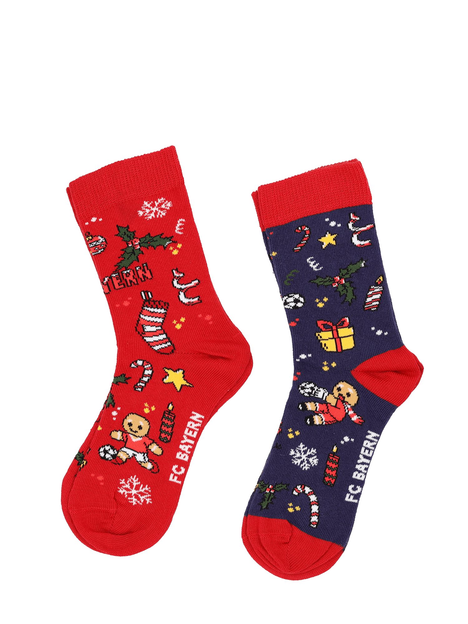 FC Bayern München Socken FC Bayern München, Socken 2er-Set Winter, Kinder, Rot