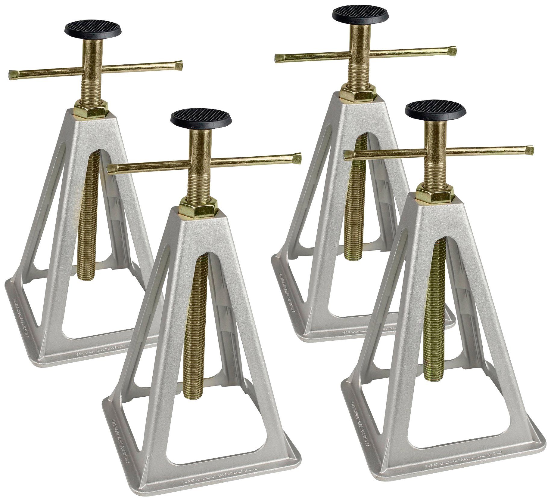 CALIMA Anhänger-Abstellstütze, bis 900 kg, (Set, 4-tlg), aus Aluminium