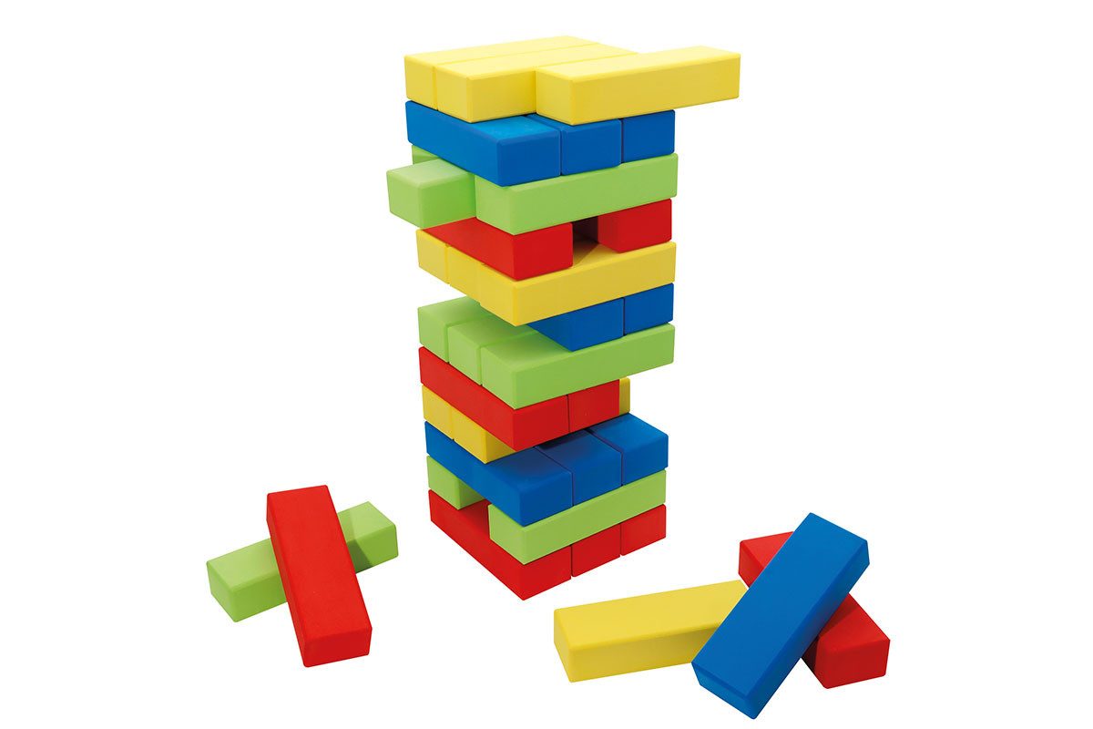 CHiLA Spiel Schaumstoff Wackelturm
