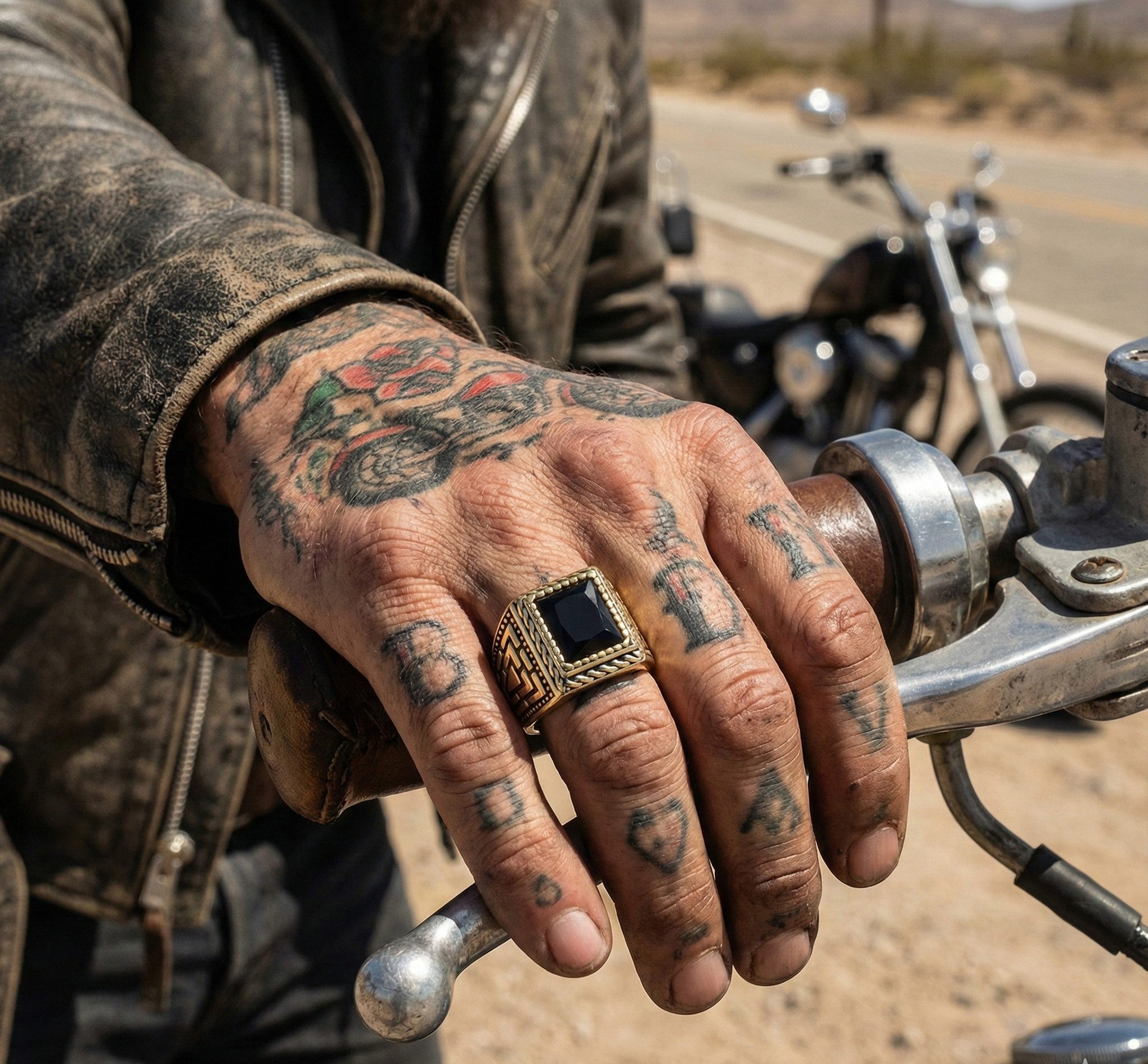 Taffstyle Fingerring Massiver Herren Edelstahl Ring vergoldet XXL schwarzer günstig online kaufen