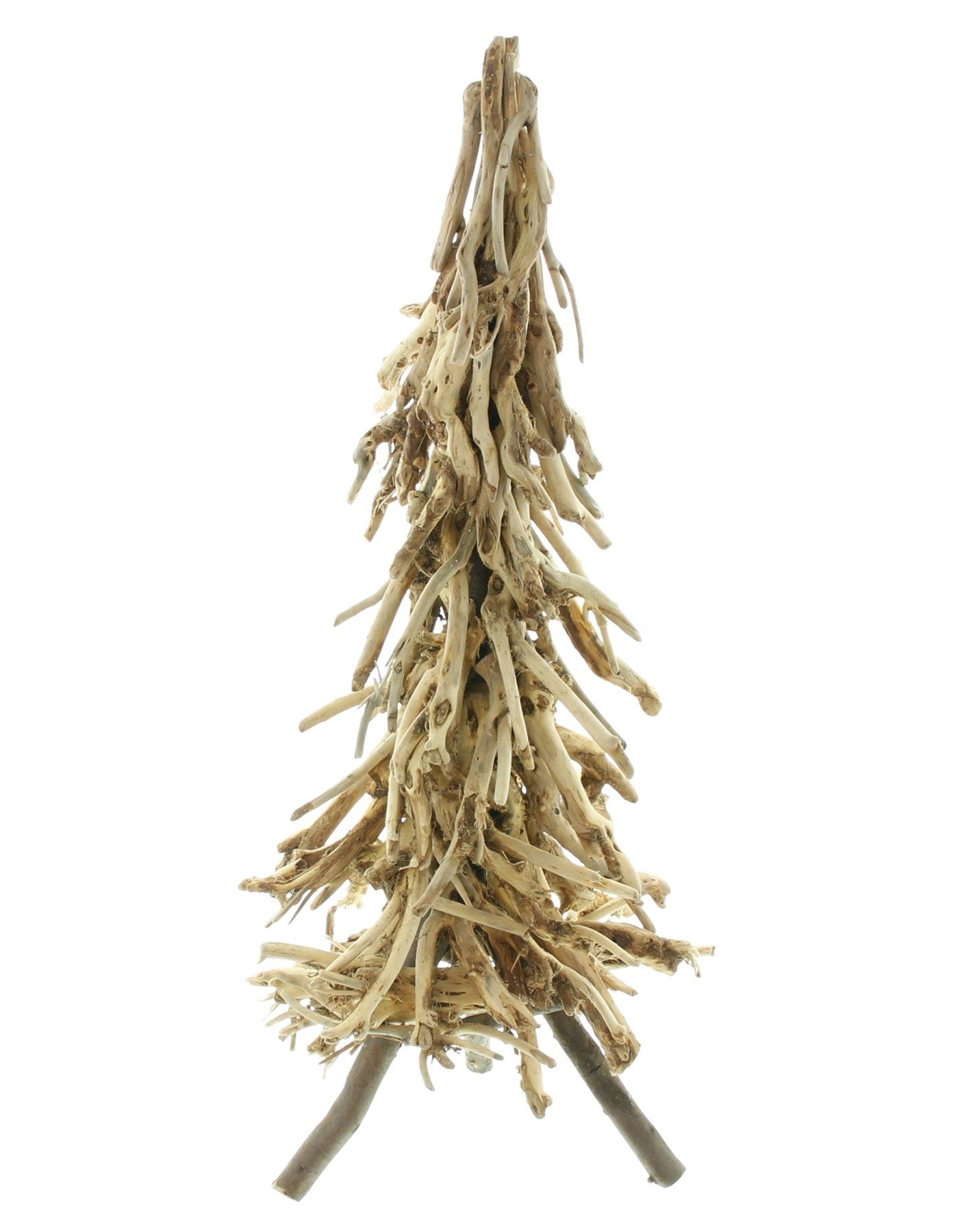 Dekoleidenschaft Dekofigur Tannenbaum "Wurzelholz" 78 cm hoch, Weihnachtsba günstig online kaufen