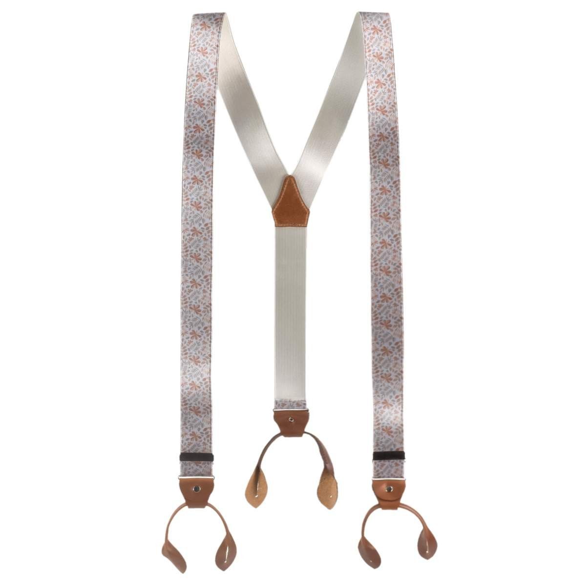 LLOYD Men's Belts Hosenträger LLOYD-Hosenträger 35 mm satiniert,  Lederrückenteil