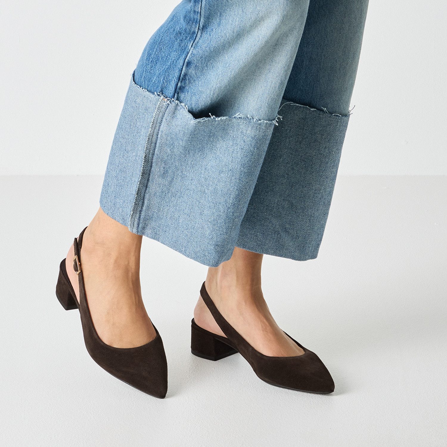 Tamaris Slingpumps, Blockabsatz, Abendschuh, Sommerschuh mit verstellbarem Riemchen