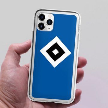 DeinDesign Handyhülle HSV Logo Hamburger SV HSV Blau, Apple iPhone 11 Pro Silikon Hülle Bumper Case Handy Schutzhülle