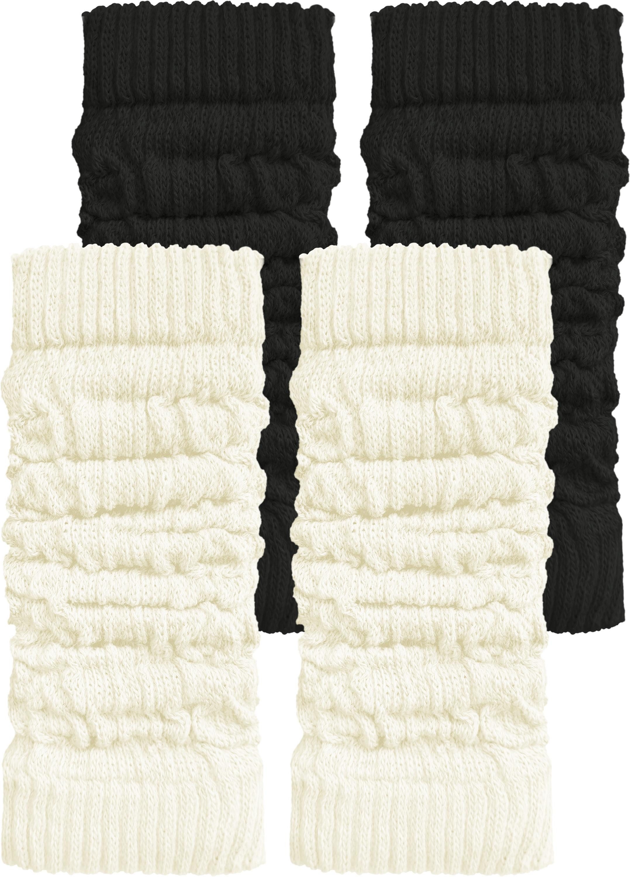 normani Beinstulpen 2 Paar Strickstulpen mit wärmender Wolle modische Stric günstig online kaufen