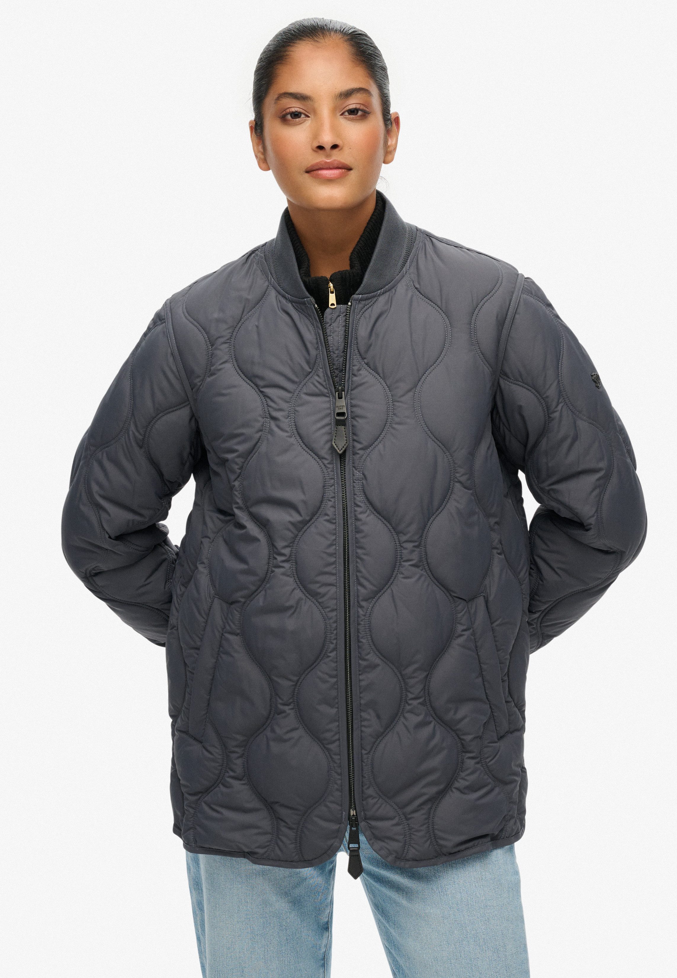 Superdry Steppjacke SHORT QUILTED LINER JACKET günstig online kaufen