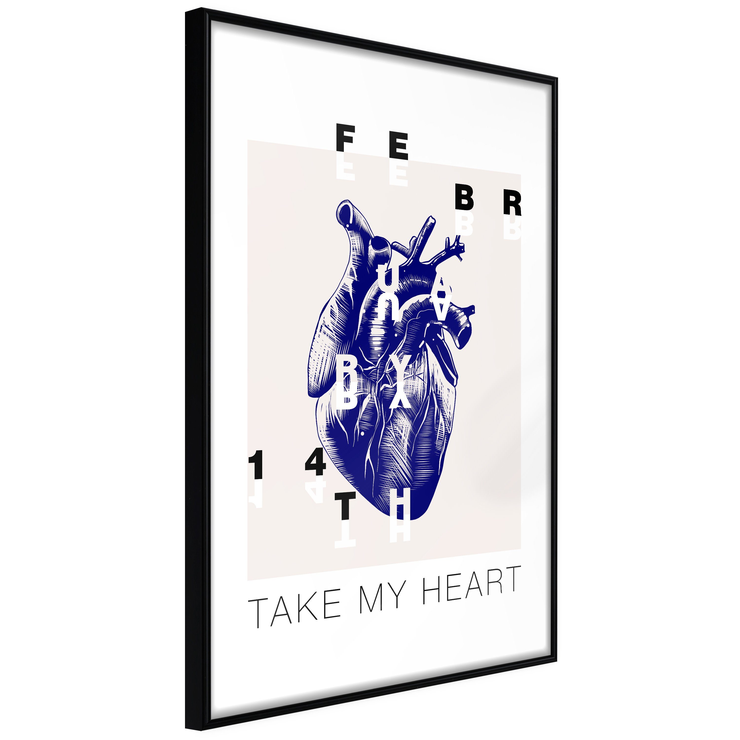 Artgeist Poster Take My Heart. € 39,68