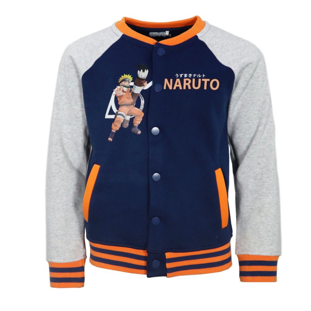 Naruto Jogginganzug Jacke, Naruto Sporthose bis Hose 98 Gr. Sweater Baseball Joggingset Shippuden 128