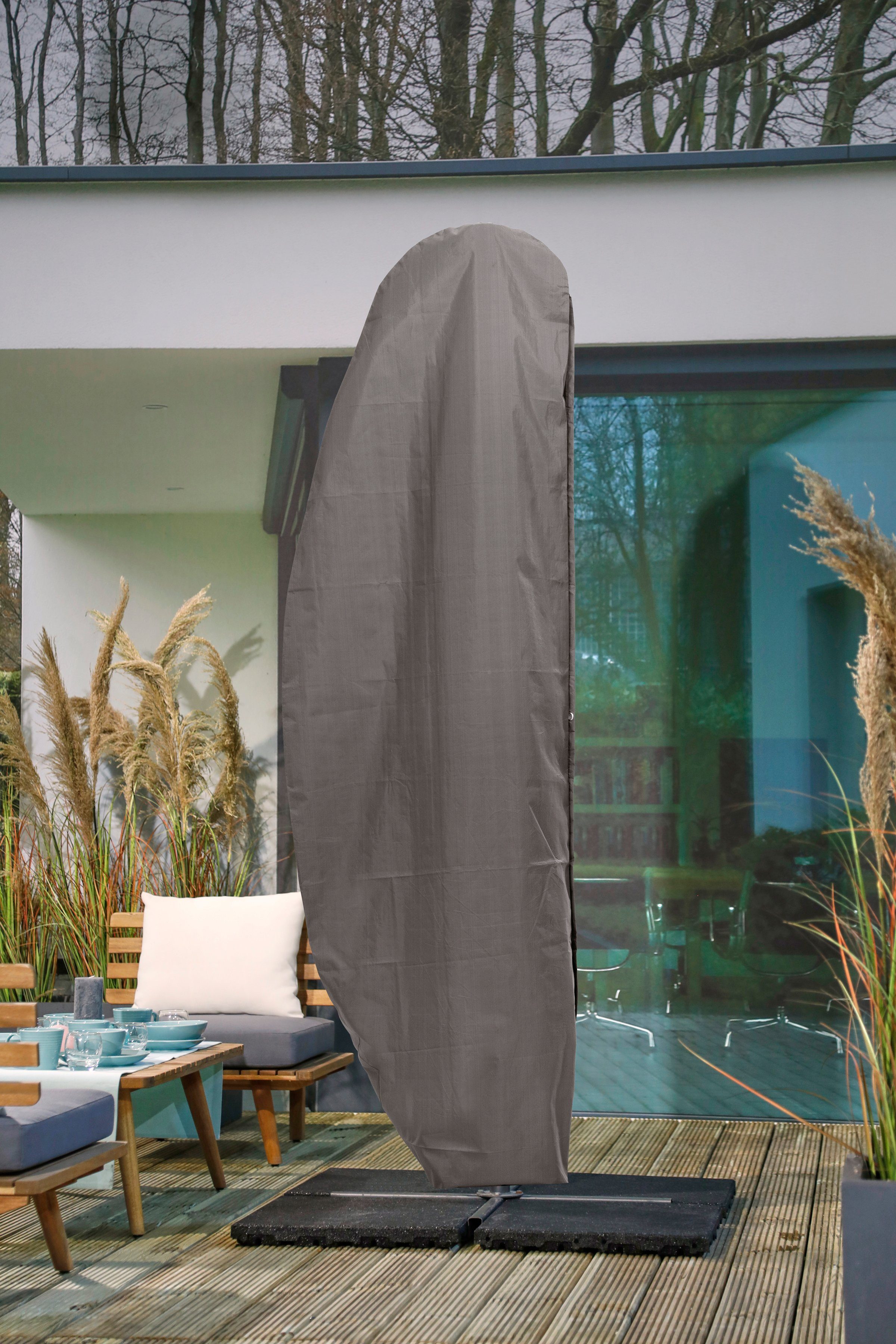 winza outdoor covers Sonnenschirm-Schutzhülle, für Schirme bis ø 400 cm, Maße 260x60/86 cm (für Bogenschirme) – Bild 2 von 5