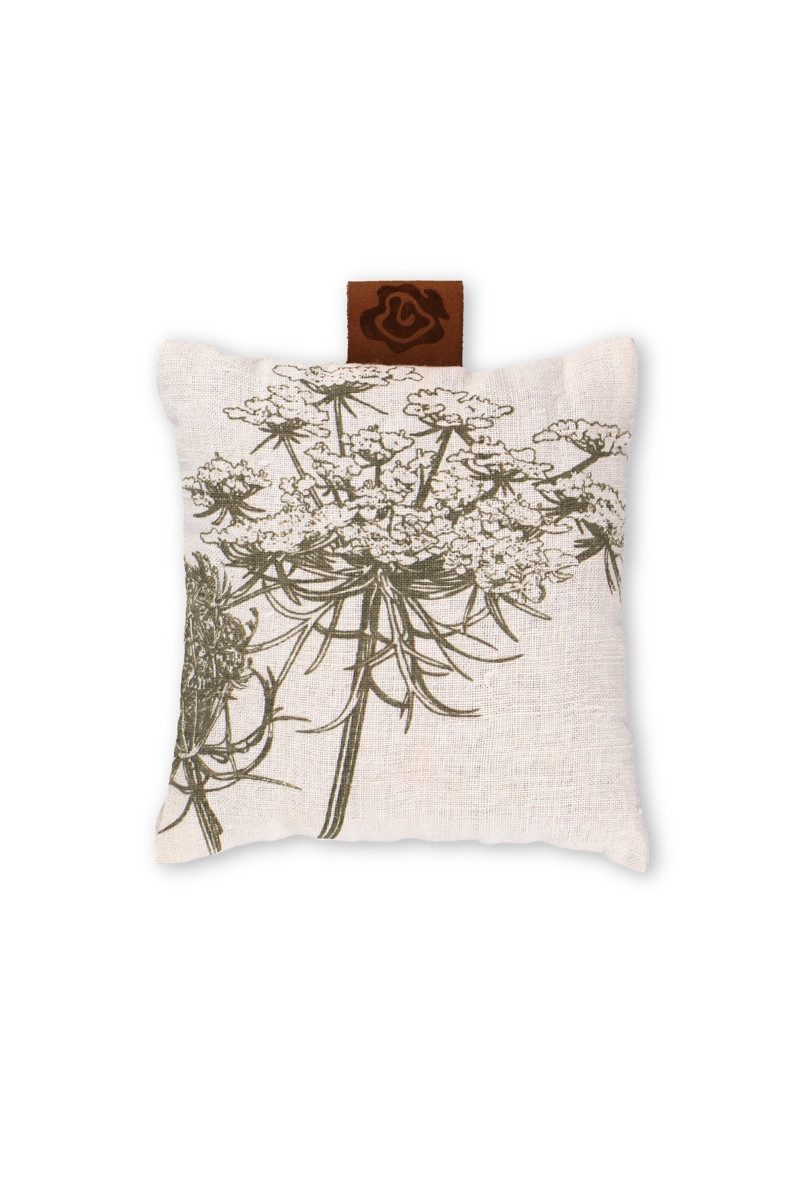 Dorothee Lehnen Duftkissen Duftsäckchen - WILDE MÖHRE - leinen/dark coffee