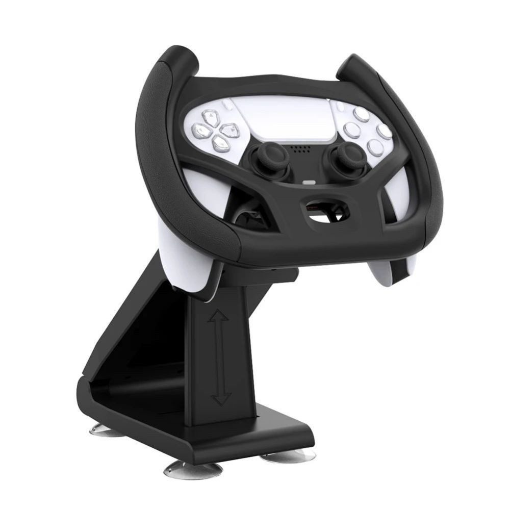 AURIVION Lenkradhalter für Sony PS5 Controller für Rennspiele Controller (Set, 1 St., Gaming Lenkrad Halter mit Multi-Achsen Steuerung)