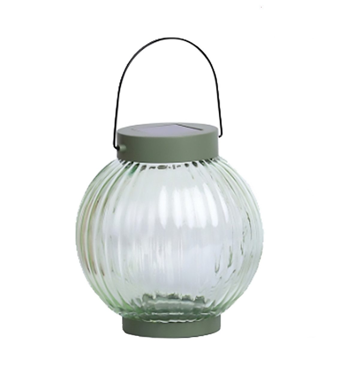 Dapo Außen-Stehlampe Dapo LED Solarleuchte Laterne Glas warmweiß