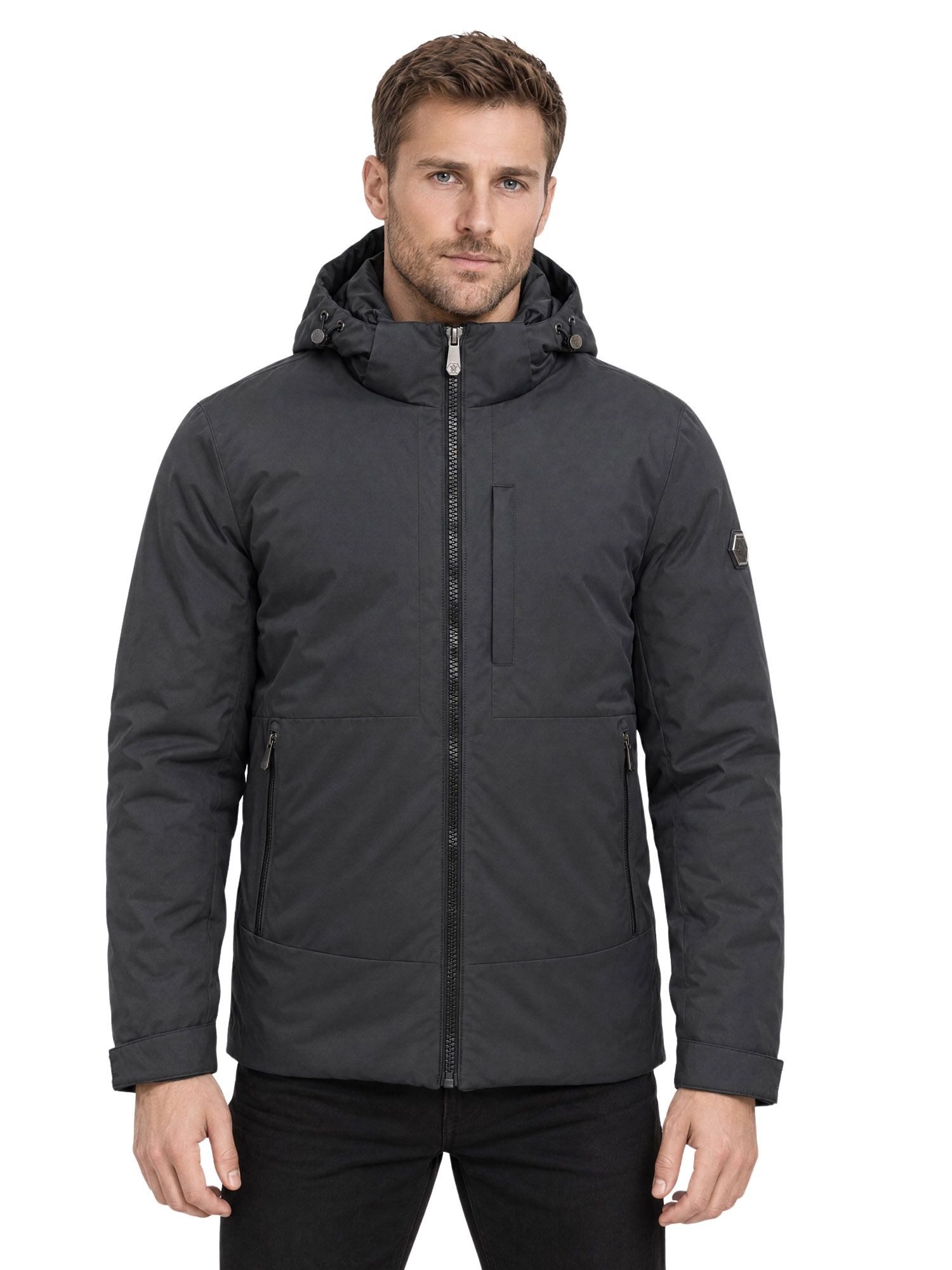Tazzio Winterjacke A824 Gefütterte Winterjacke mit Kapuze, hohem Kragen und Innentasche